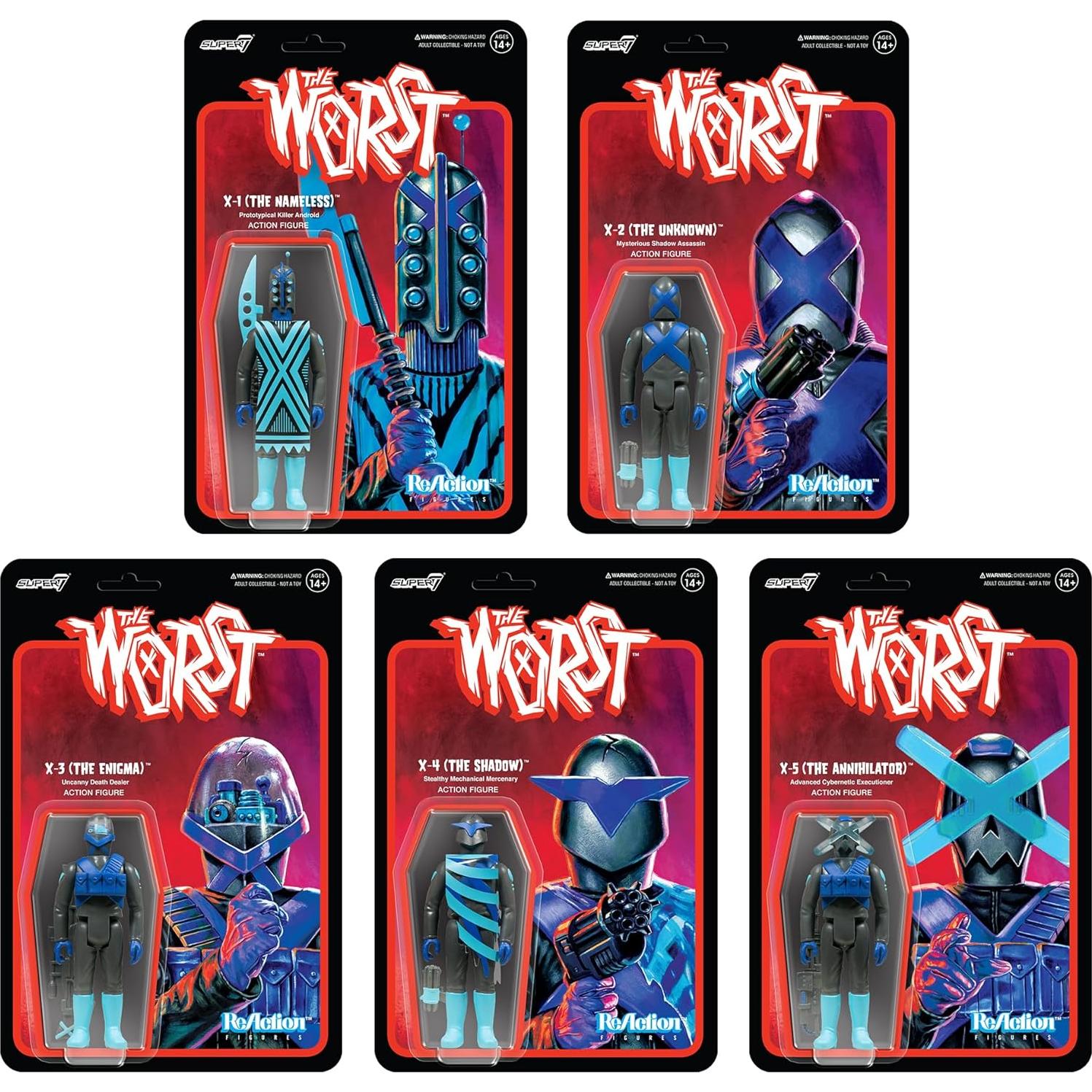 Figura de Acción Super7 X-2 Infrarrojo 9.5 cm con Accesorios