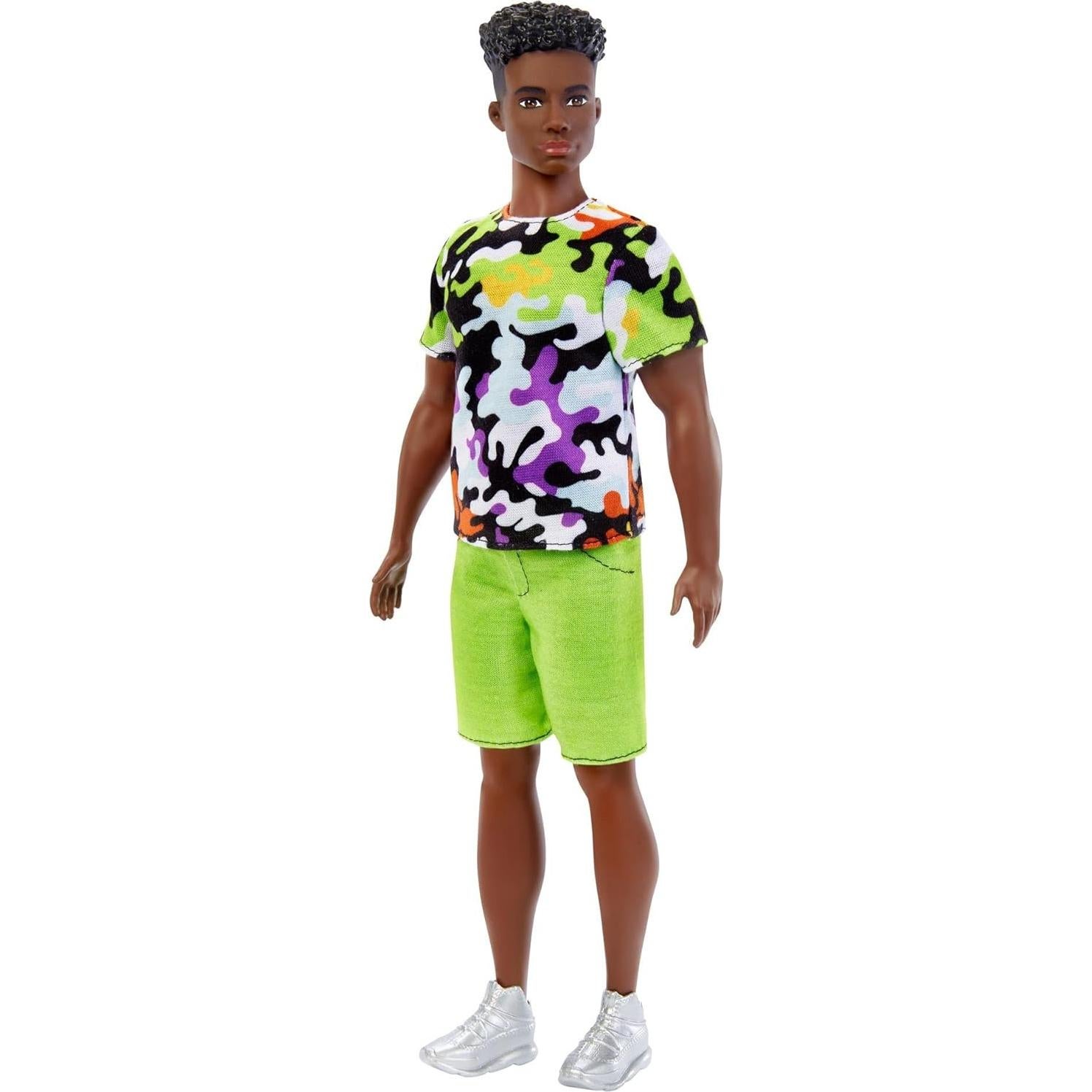 Muñeco Ken Fashionistas Mattel #123 con Atuendo Camo y Zapatillas