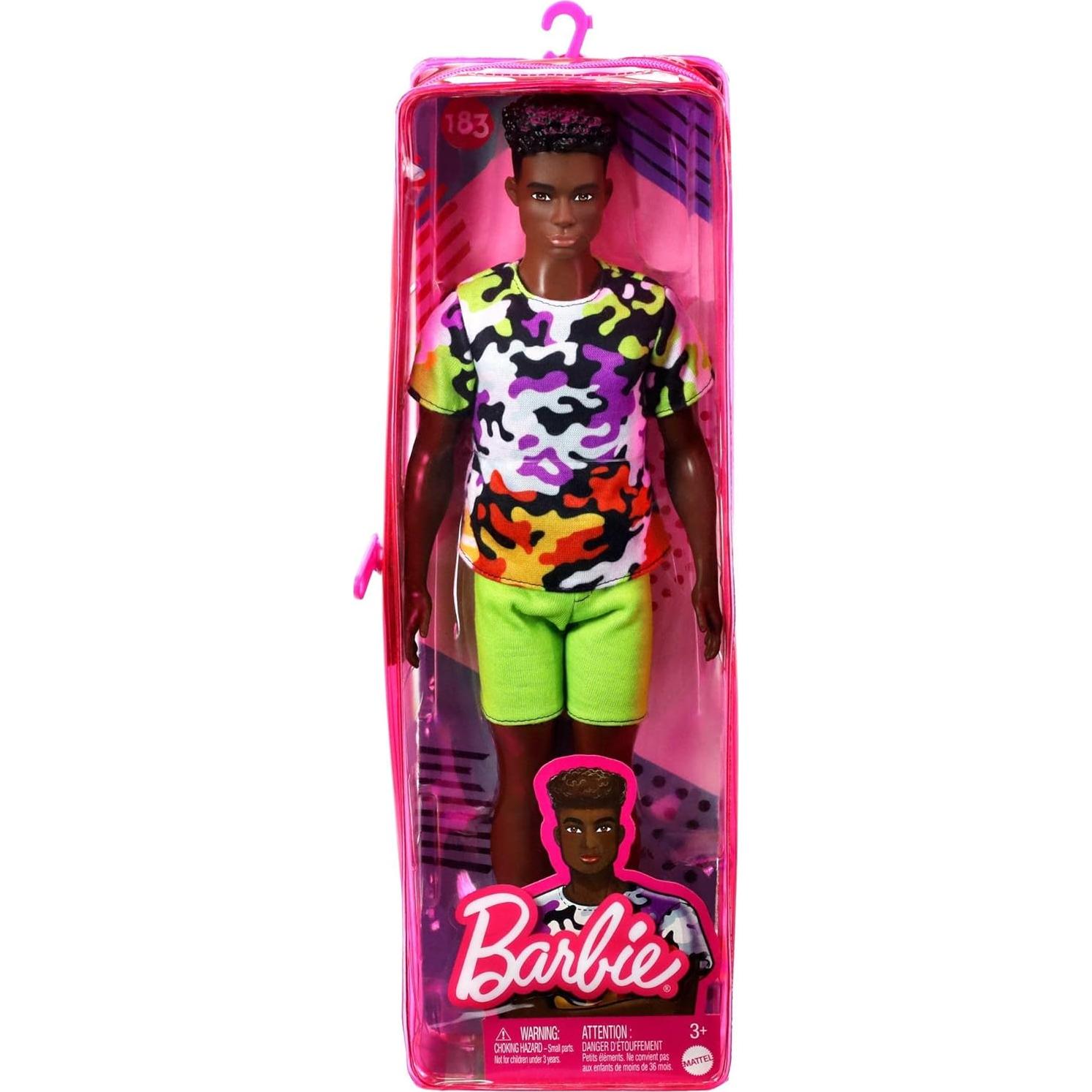 Muñeco Ken Fashionistas Mattel #123 con Atuendo Camo y Zapatillas