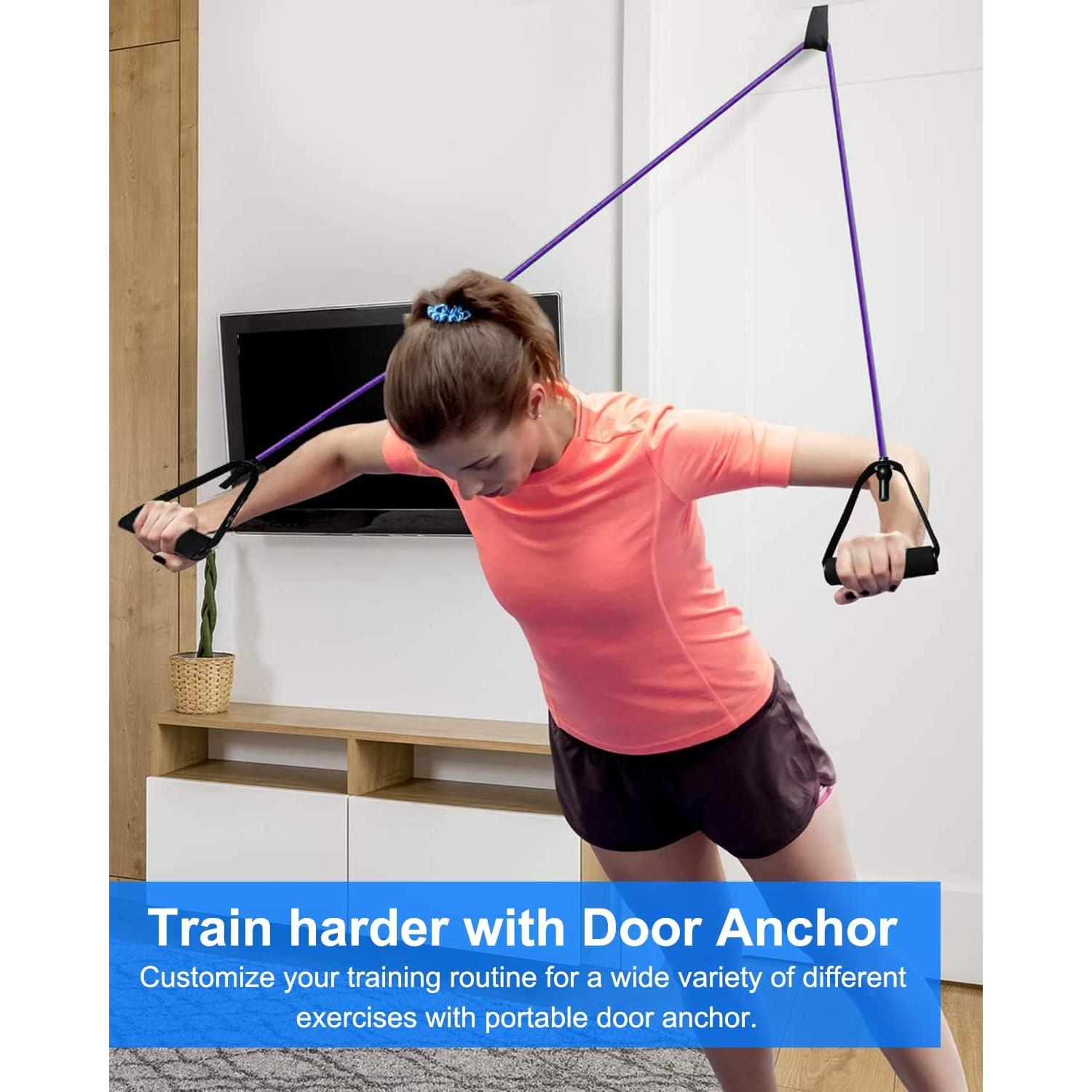 Banda de Resistencia QINWEIKOO D007 con Ancla y Bolsa 135cm