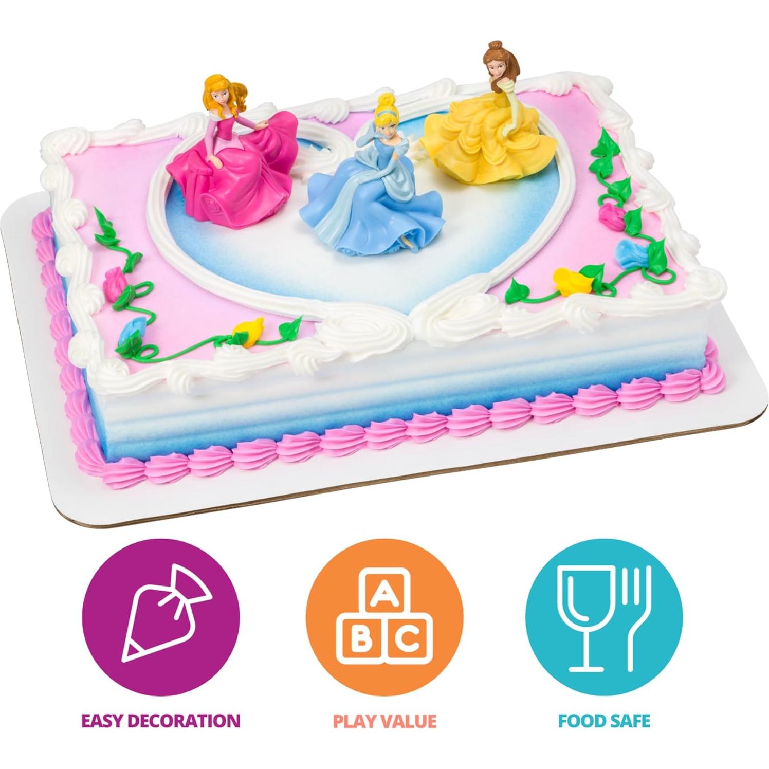 Adorno para Pastel DecoSet Princesa Disney - Set 3 Piezas