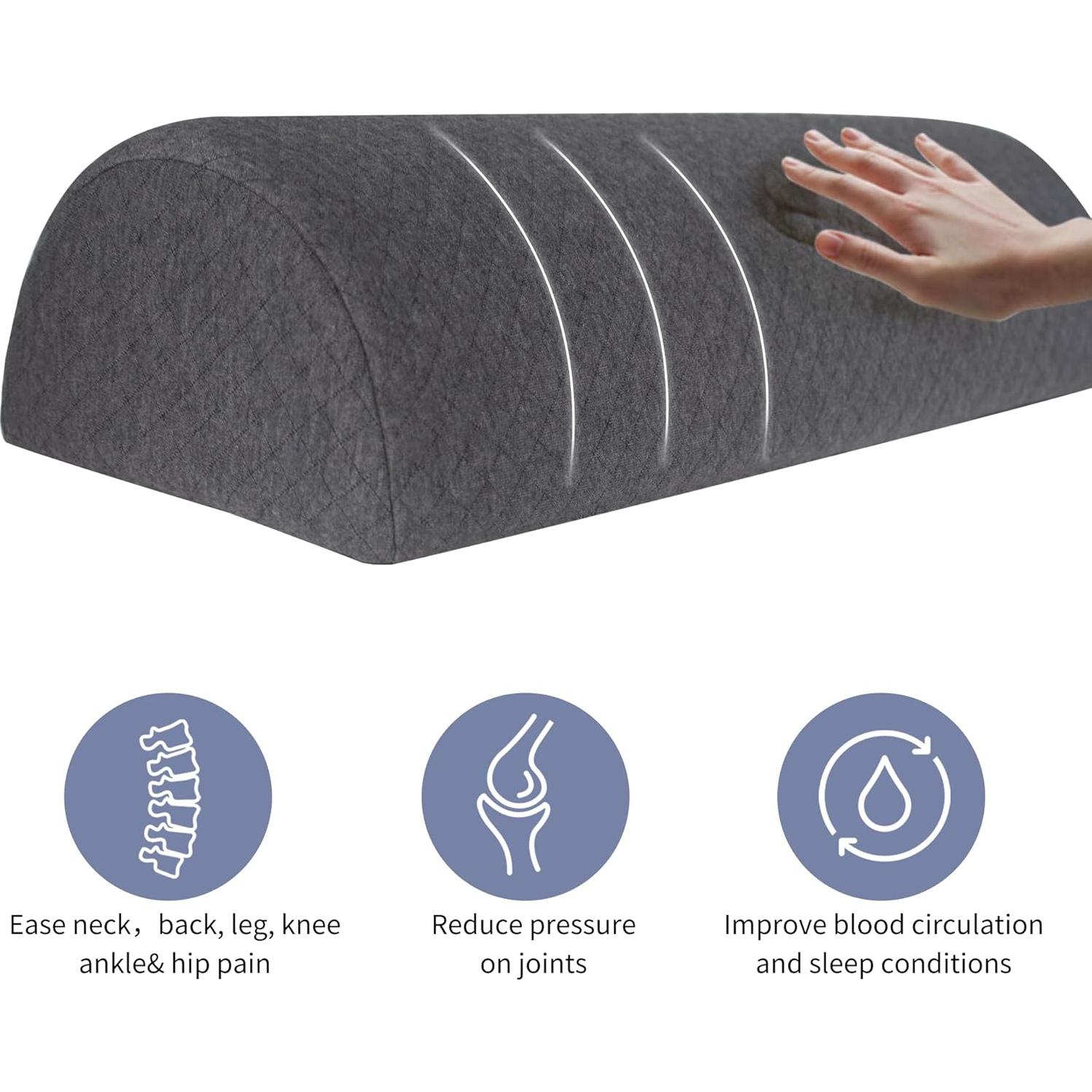 Almohada de Rodilla Semicircular AAAini - Espuma Viscoelástica 52cm