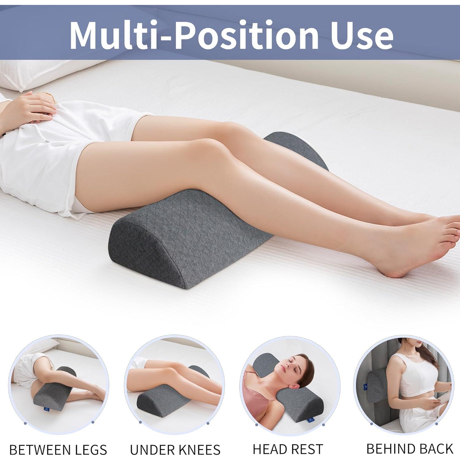 Almohada de Rodilla Semicircular AAAini - Espuma Viscoelástica 52cm