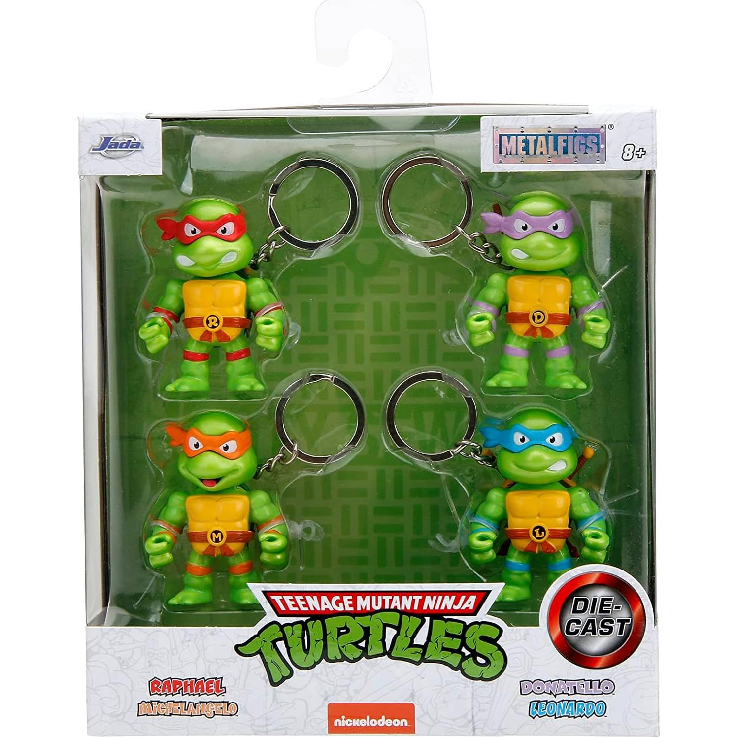 Figuras Tortugas Ninja Jada Toys 4-Pack Metal 6.35 cm