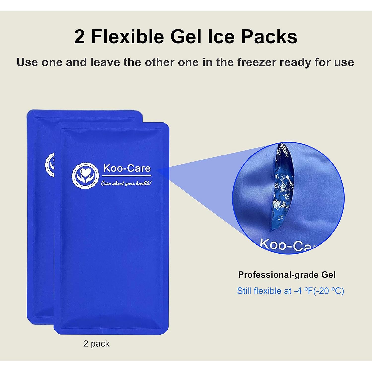 Koo-Care Paquete de Hielo Reutilizable 28x15 cm - 2 Unidades