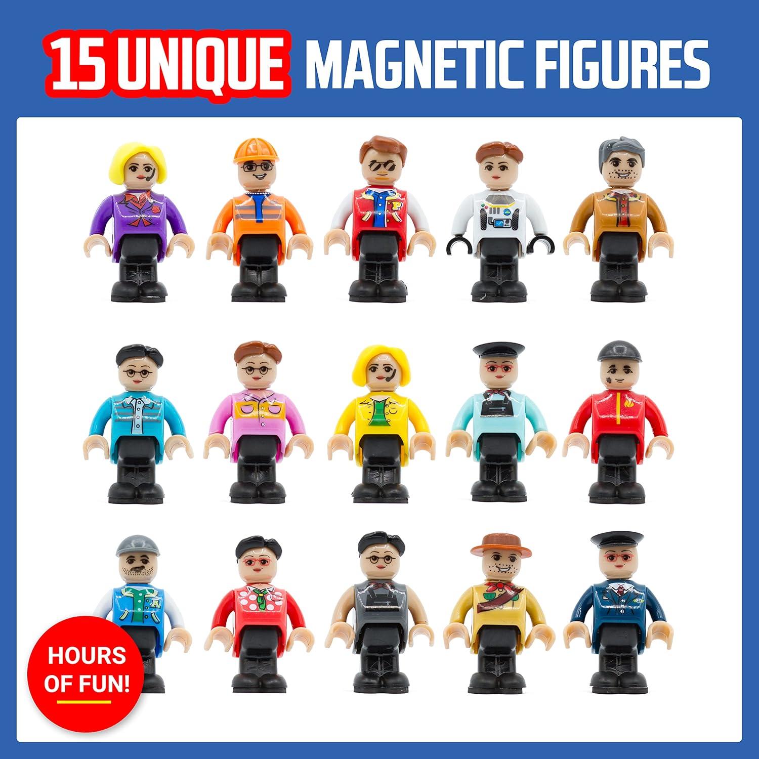 Conjunto de Figuras Magnéticas Playmags 15 Piezas para Niños