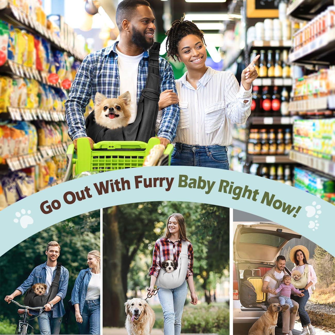 Transportín Pawaboo para Perros y Gatos Pequeños Negro