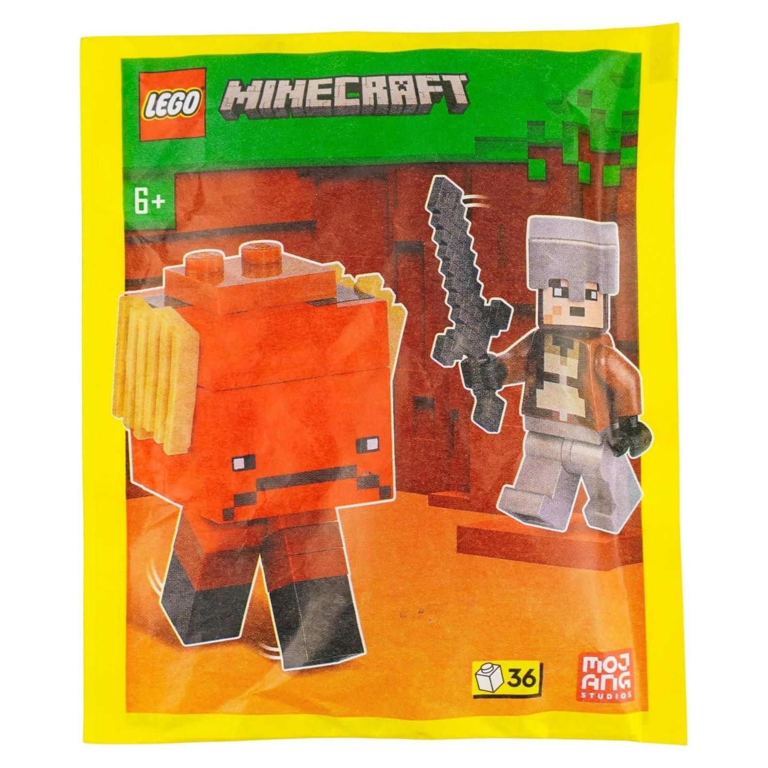 LEGO Minecraft Héroe del Nether + Strider + Espada