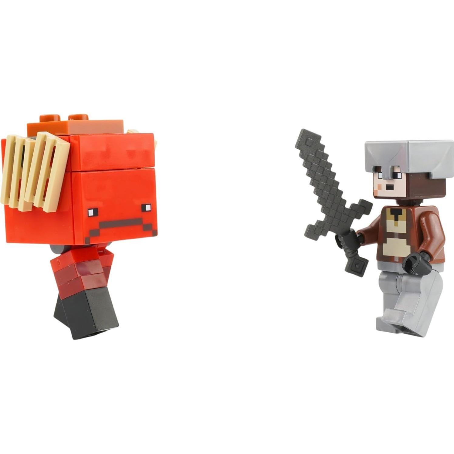 LEGO Minecraft Héroe del Nether + Strider + Espada