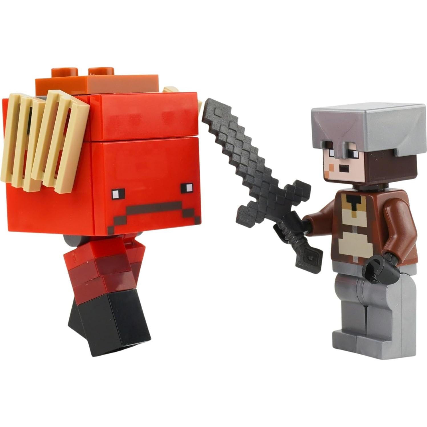 LEGO Minecraft Héroe del Nether + Strider + Espada