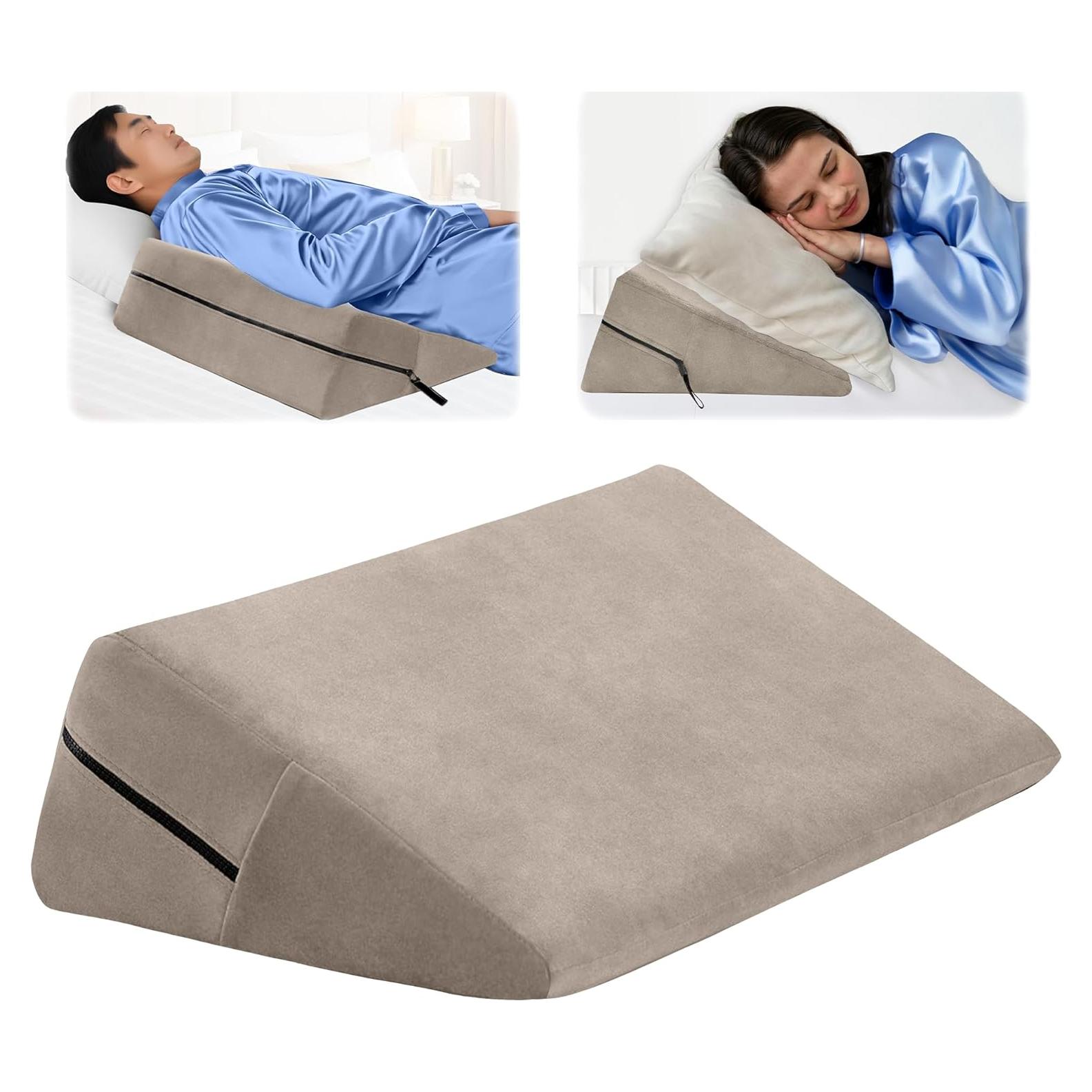 Almohada Cuña Sokoro para Apnea del Sueño y Reflujo - Beige
