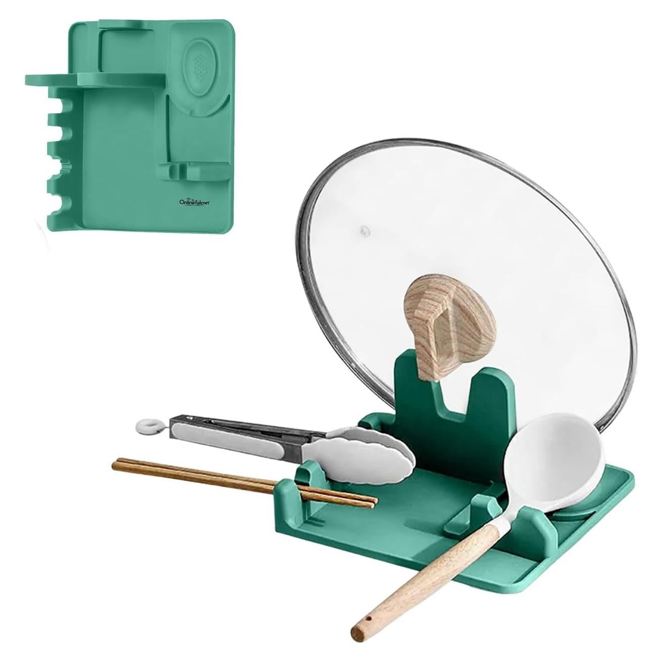 Reposaplatos de Silicona TOF 3-en-1 Resistente al Calor Libre de BPA