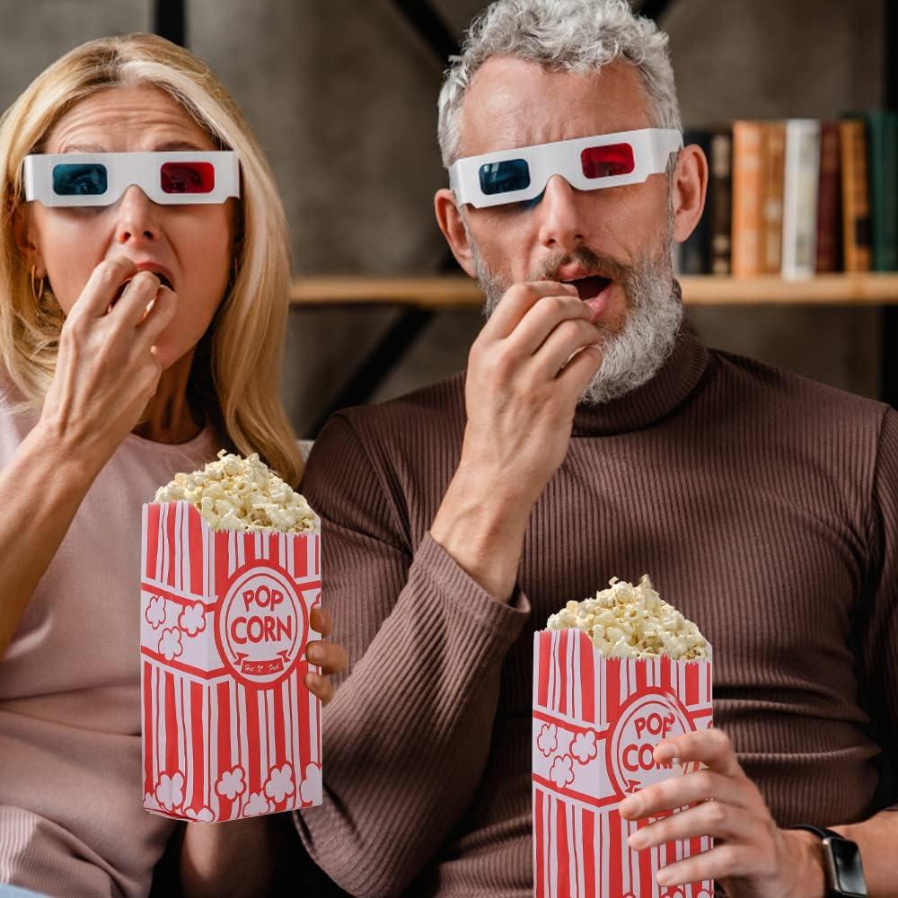 500 Bolsas de Papel para Palomitas TINSKY 1 oz Desechables