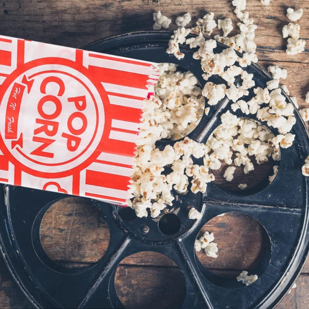 500 Bolsas de Papel para Palomitas TINSKY 1 oz Desechables