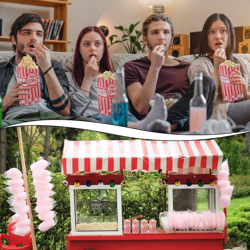 500 Bolsas de Papel para Palomitas TINSKY 1 oz Desechables