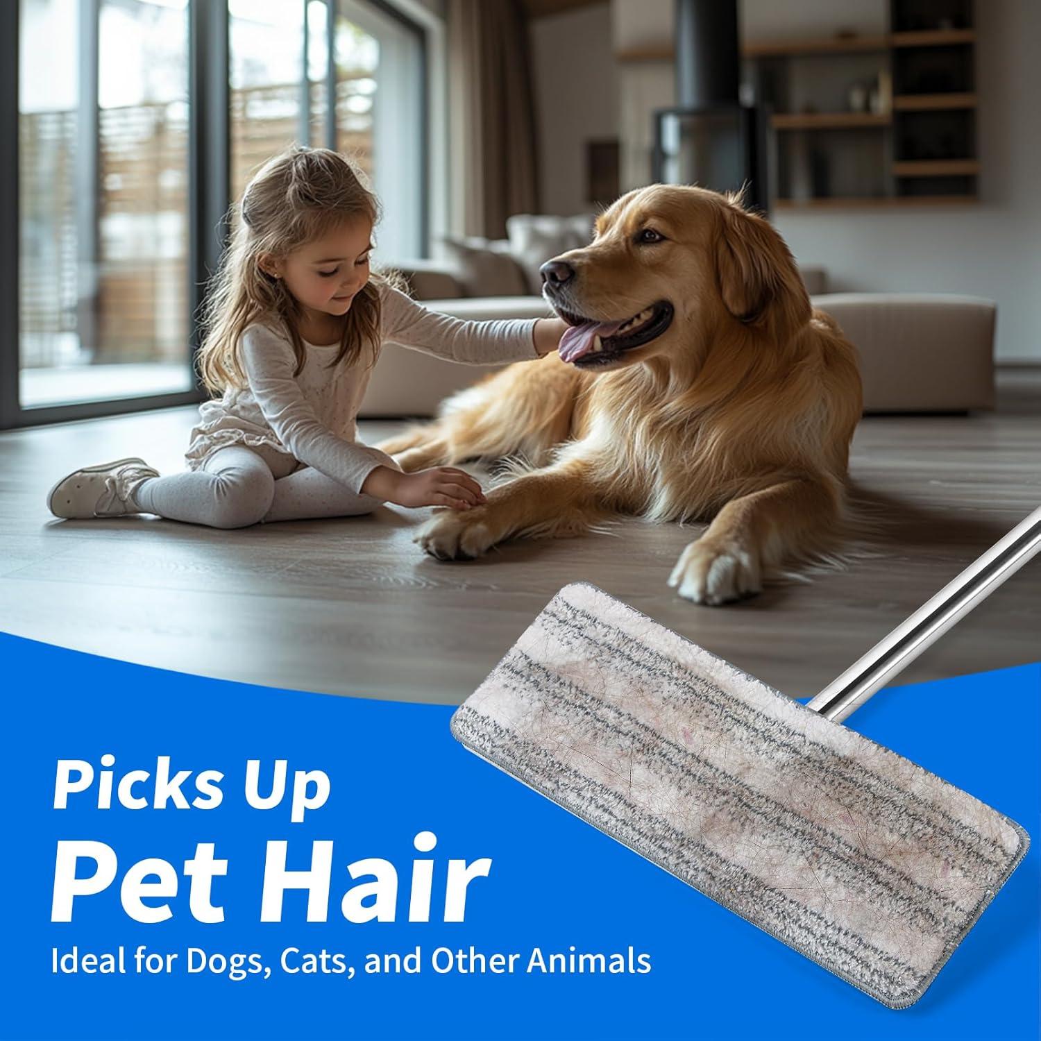 Cabezal de Mopa Plano Oshang 33 cm Microfibra Blanco y Gris