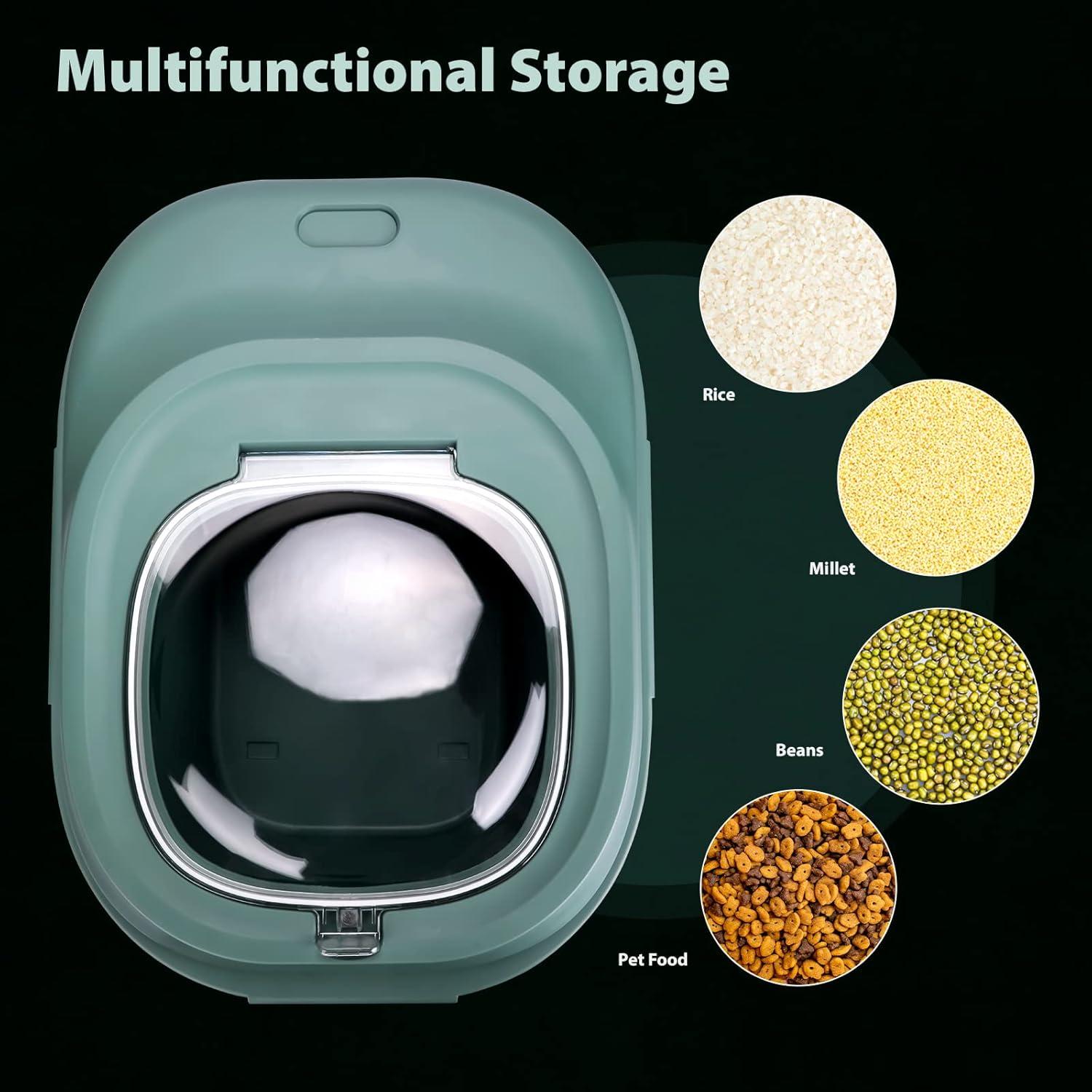 Contenedor de Almacenamiento de Alimentos Viretec 6.5L Verde