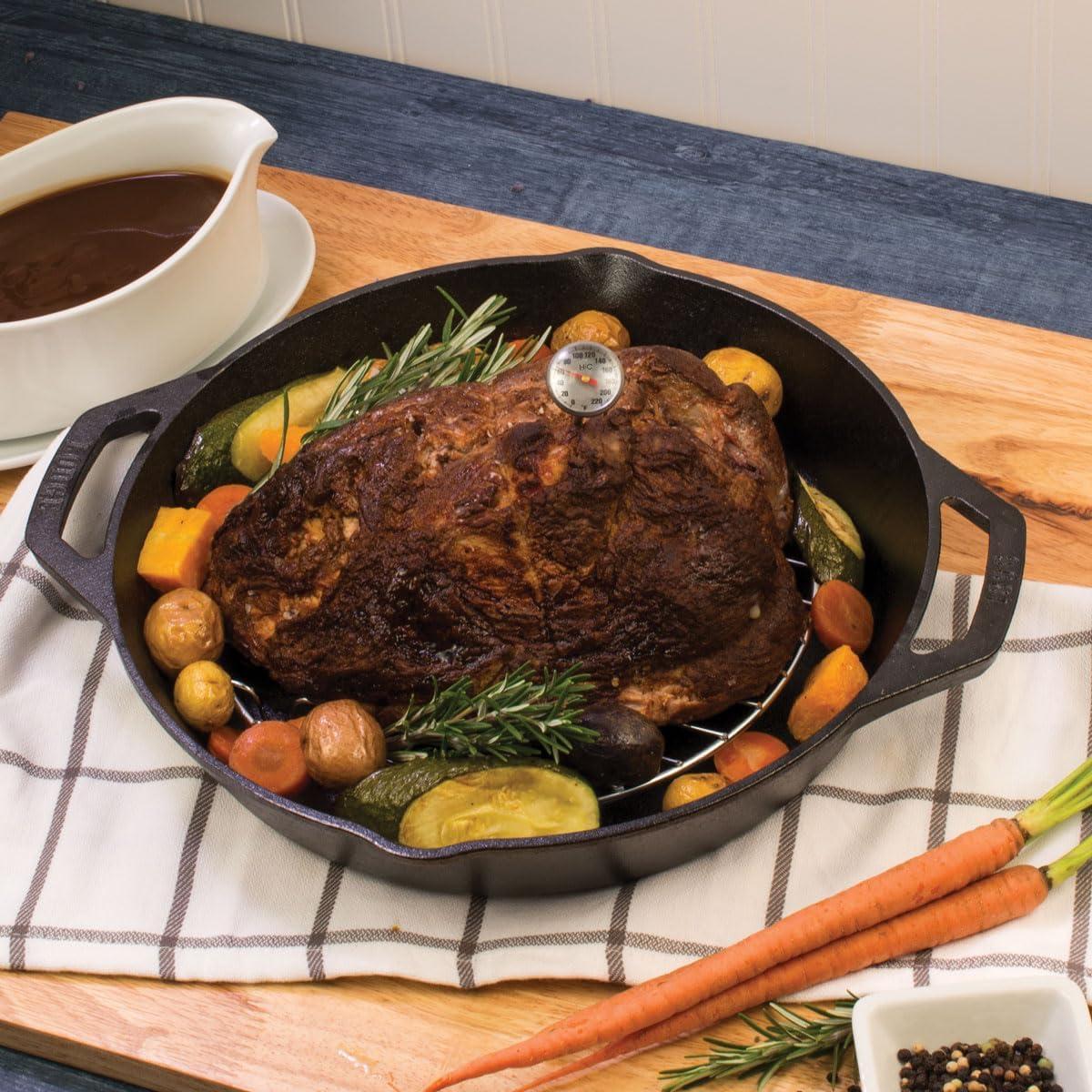 Termómetro de Carne HIC Kitchen, Acero Inoxidable, Lectura Rápida