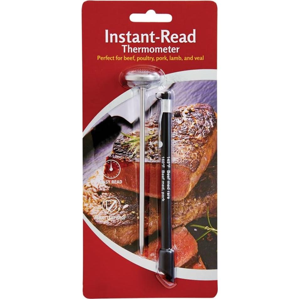 Termómetro de Carne HIC Kitchen, Acero Inoxidable, Lectura Rápida