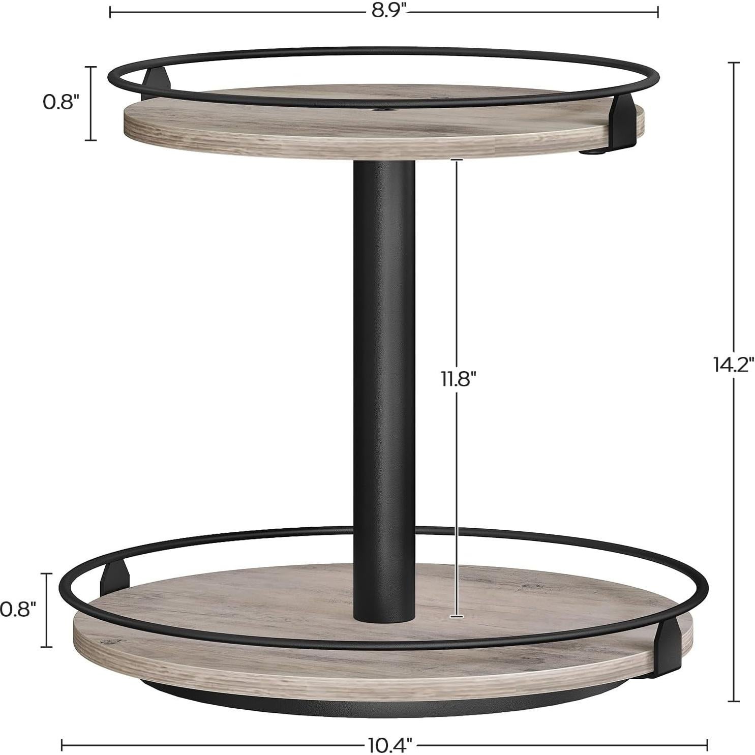 Organizador de Especias Rotativo YATINEY SR12BG 2 Niveles 36.1cm
