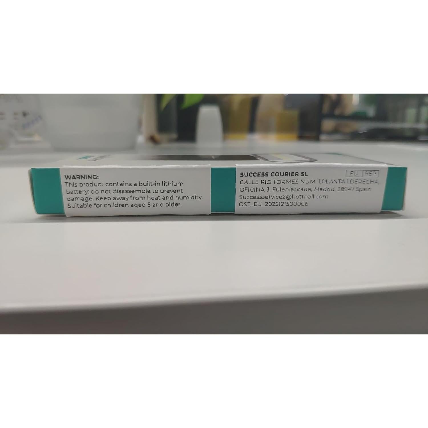 Luz de Lectura LED 86lux Recargable USB Plata Blanca