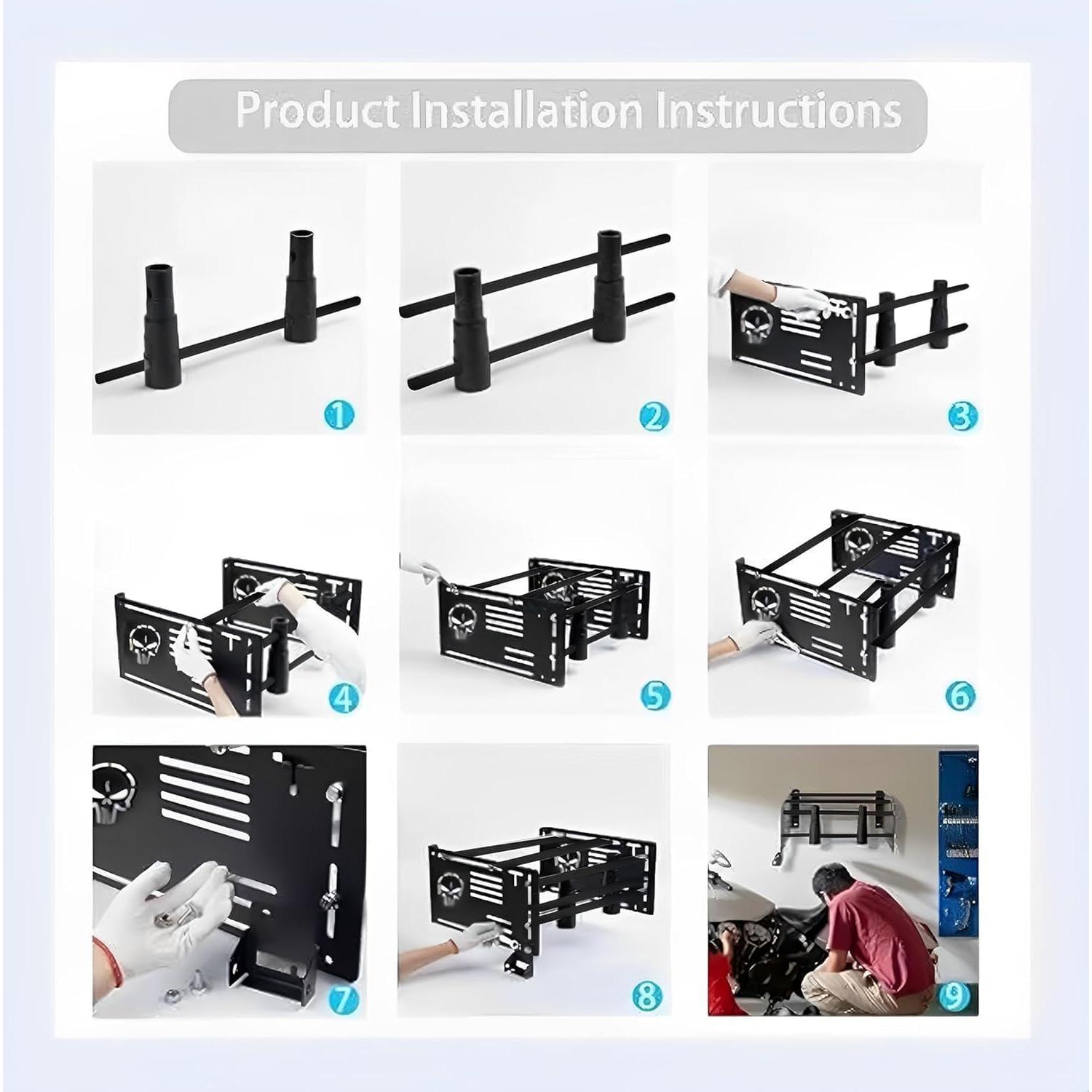 Soporte de Pared VPZMT para Equipaje Harley Touring 1997-2024