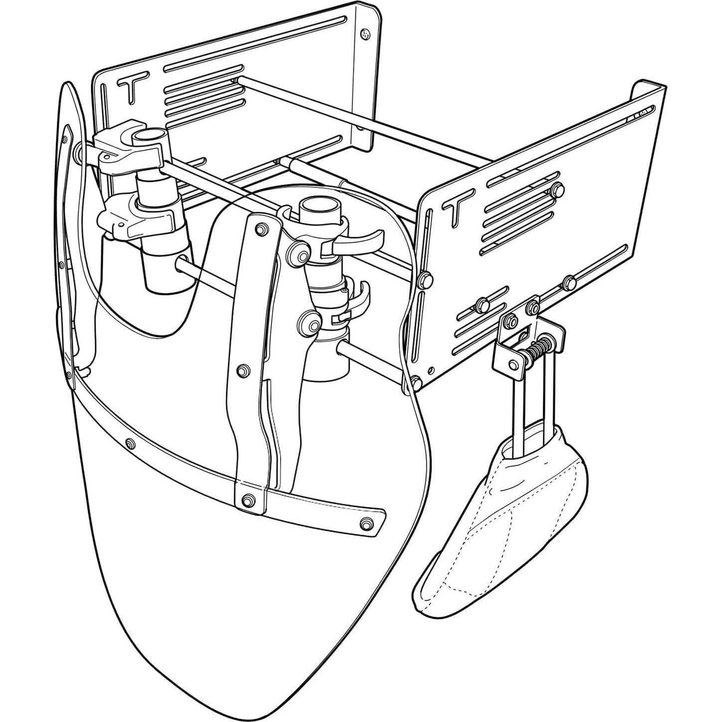 Soporte de Pared VPZMT para Equipaje Harley Touring 1997-2024