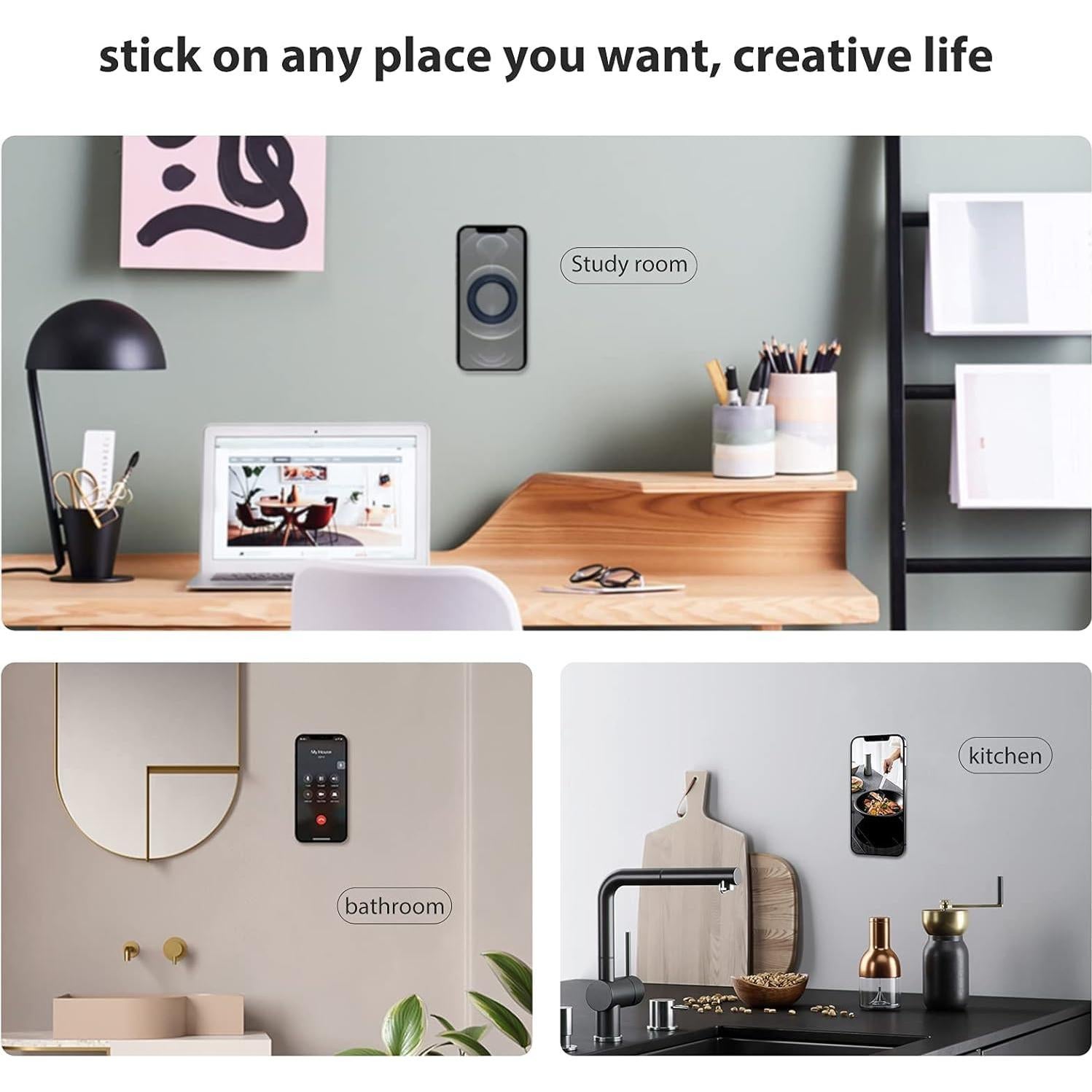 Soporte Magnético de Pared Nillkin Magsafe Ducha 2 PCS Negro