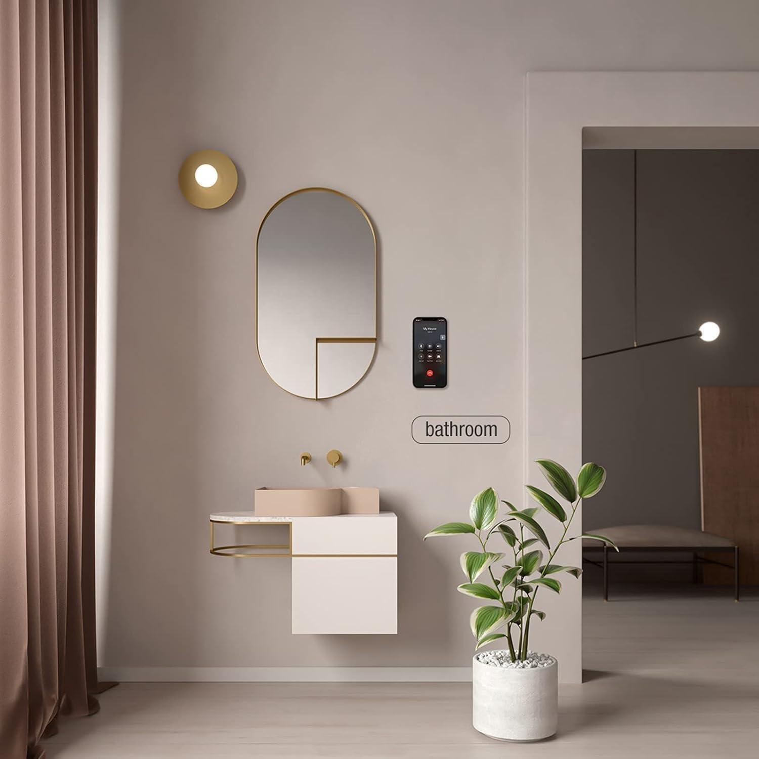 Soporte Magnético de Pared Nillkin Magsafe Ducha 2 PCS Negro