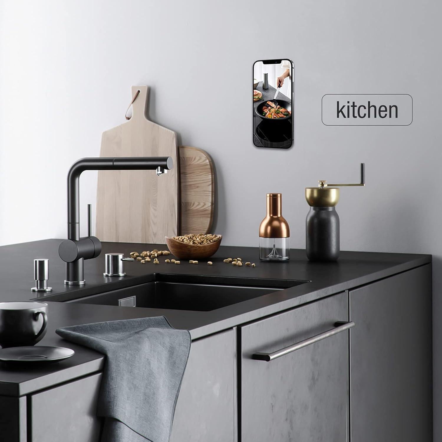 Soporte Magnético de Pared Nillkin Magsafe Ducha 2 PCS Negro