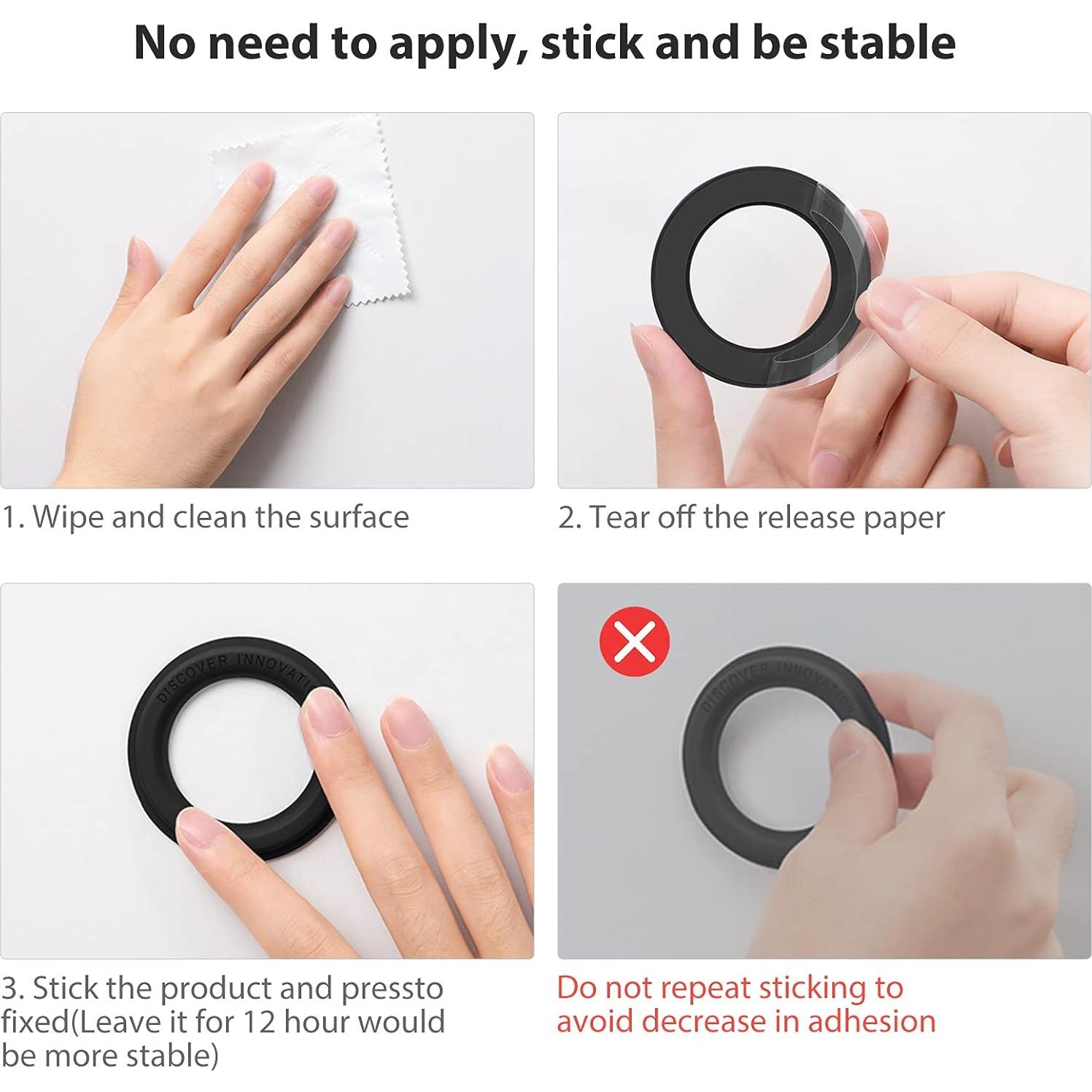 Soporte Magnético de Pared Nillkin Magsafe Ducha 2 PCS Negro