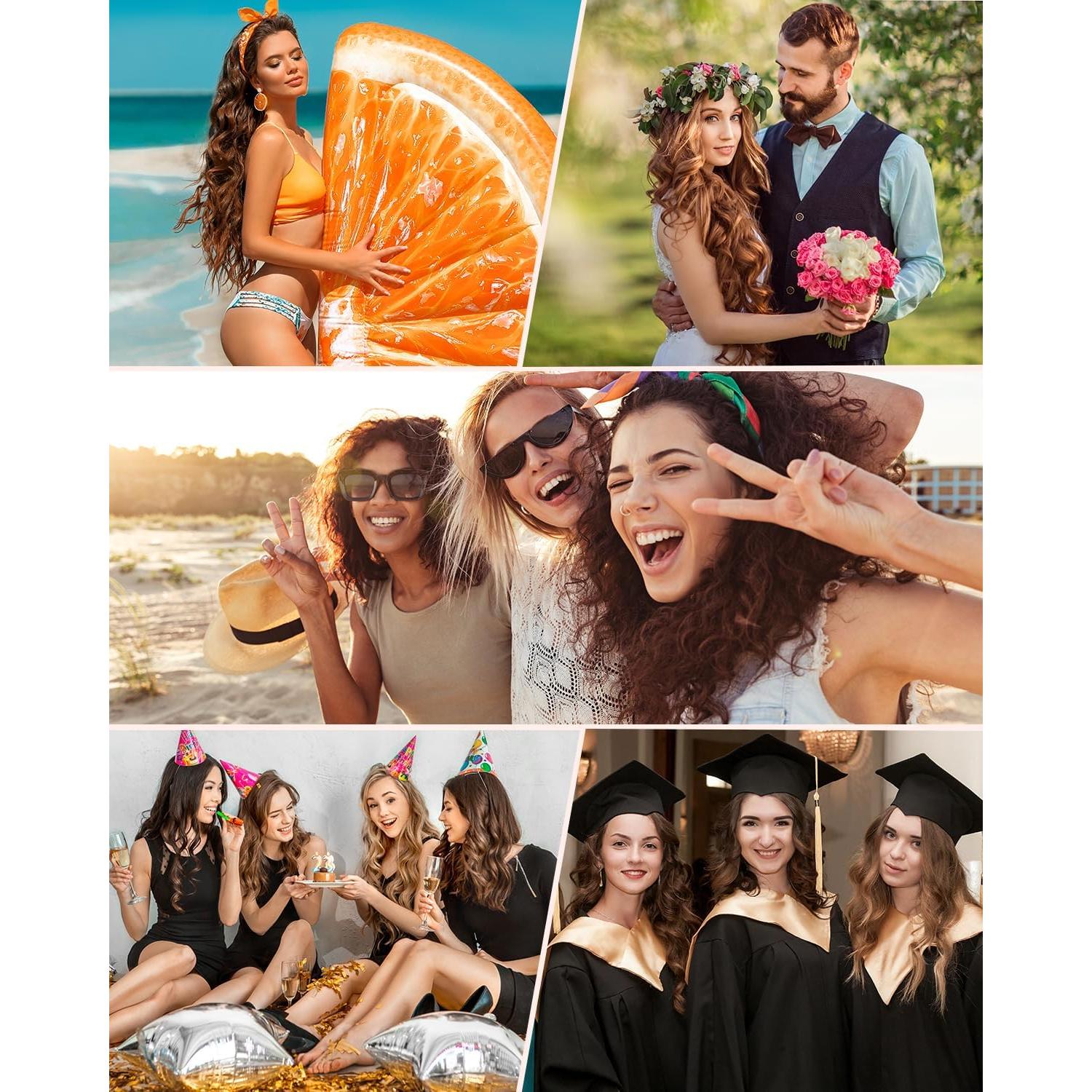 Set Rizador 5 en 1 Ohuhu Cerámico Intercambiable Negro