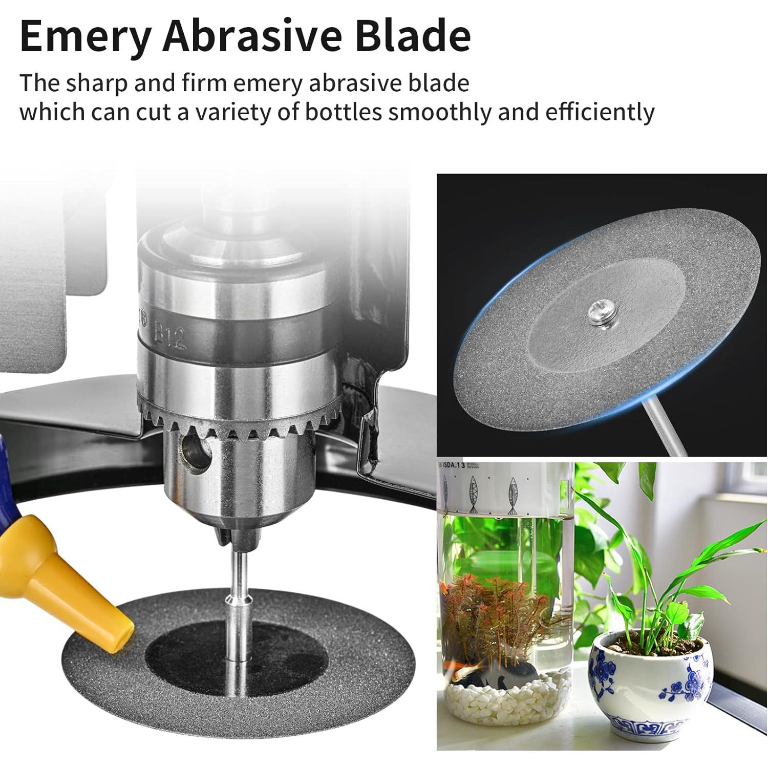 Cortadora de Botellas Eléctrica DIYAREA 150W 6000RPM