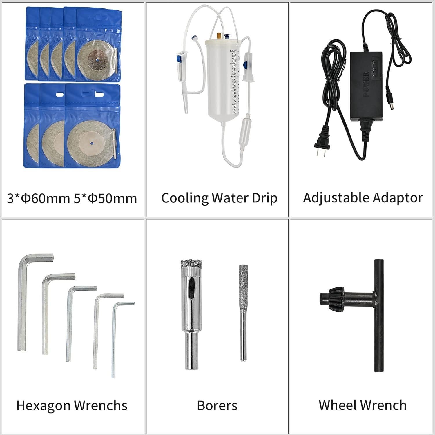 Cortadora de Botellas Eléctrica DIYAREA 150W 6000RPM
