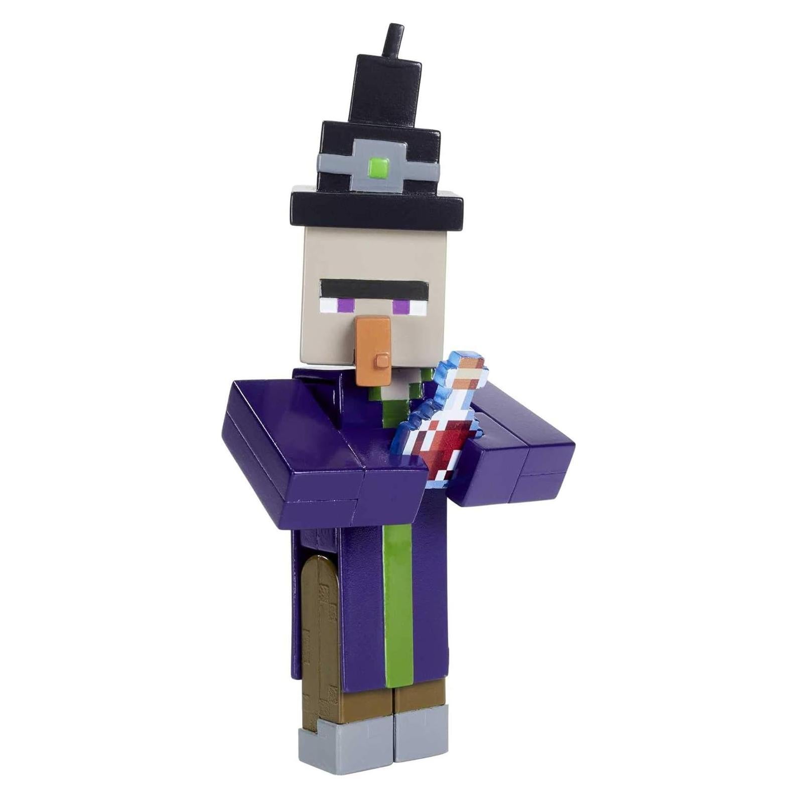 Figura de Acción Minecraft Bruja Mattel 8,26 cm con Accesorios