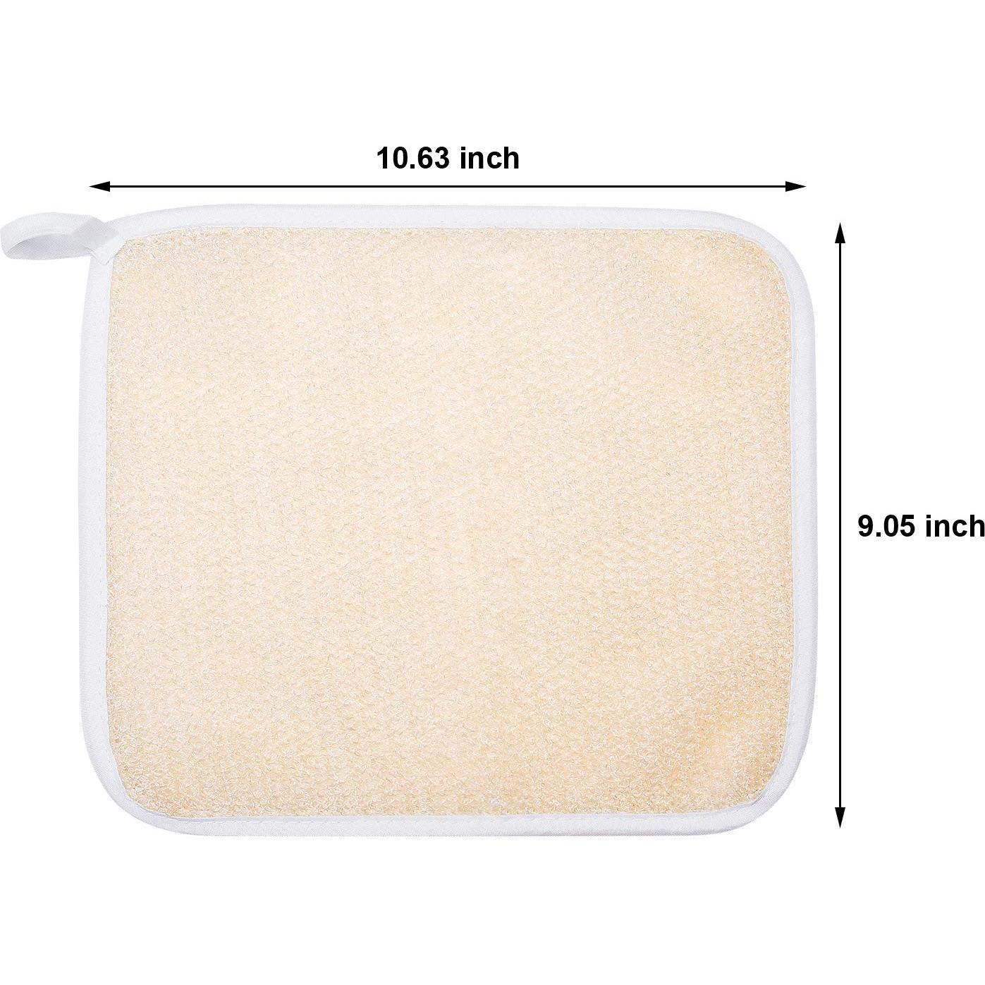 Paños Exfoliantes Tatuo 5 Pcs para Cara y Cuerpo 27x23cm Beige