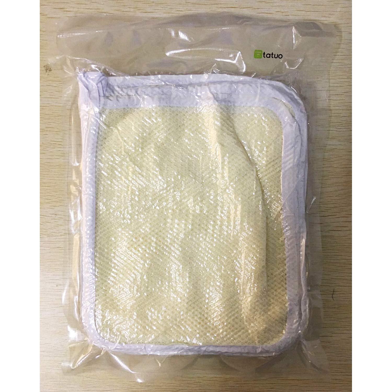 Paños Exfoliantes Tatuo 5 Pcs para Cara y Cuerpo 27x23cm Beige