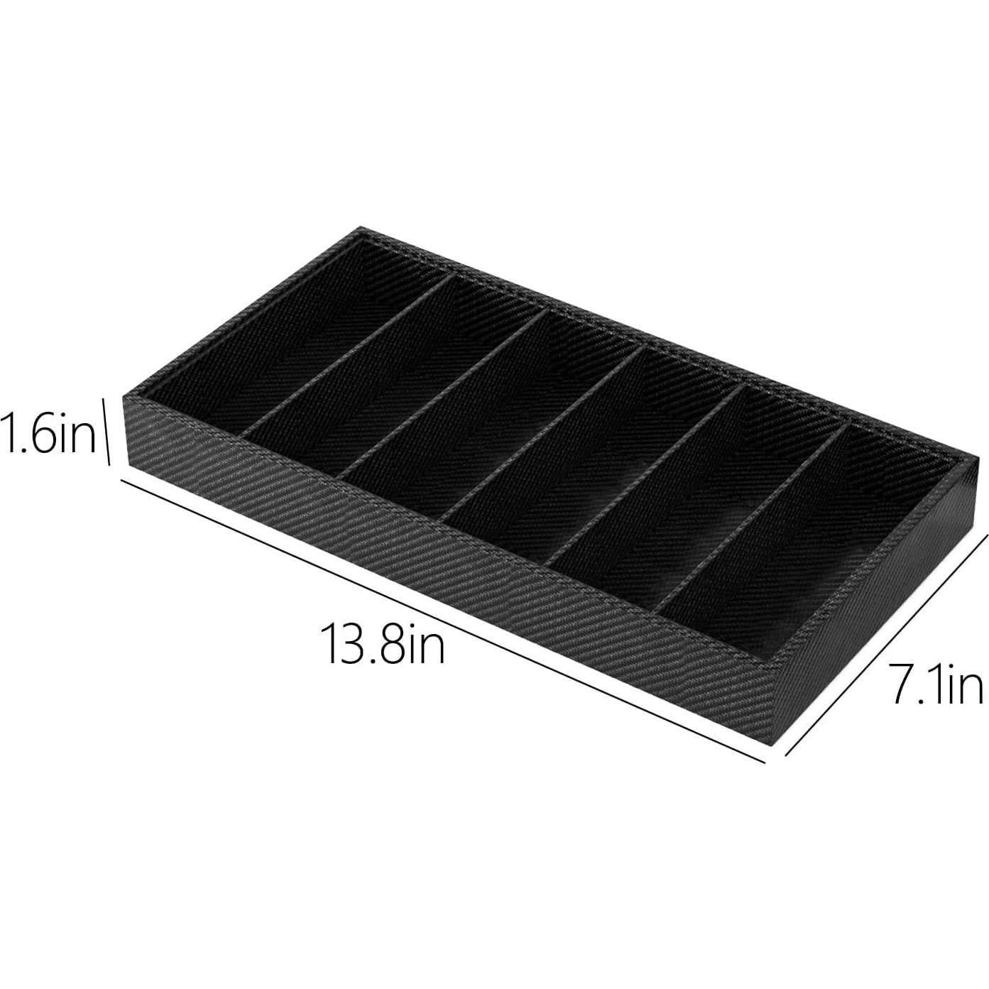 Bandeja Organizador de Gafas Julysky Fibra de Carbono 6 Gafas