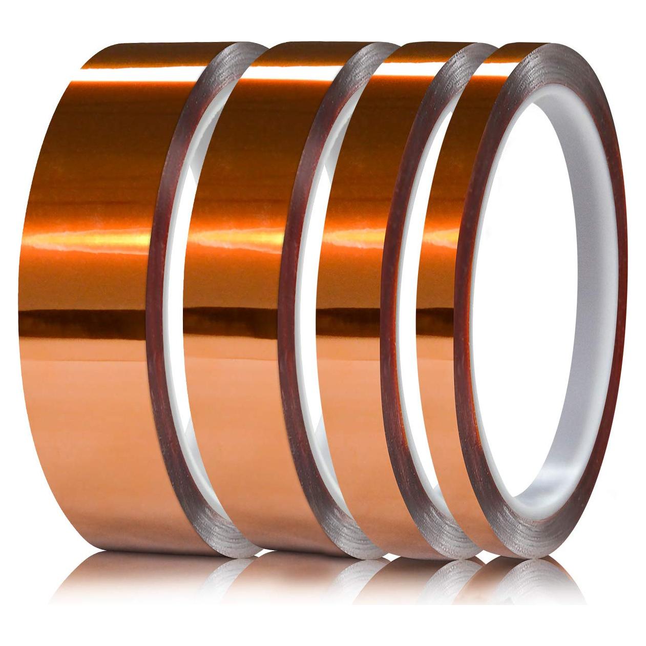 Cinta Kapton Resistente al Calor Hxtape 6mm 12mm 19mm 25mm