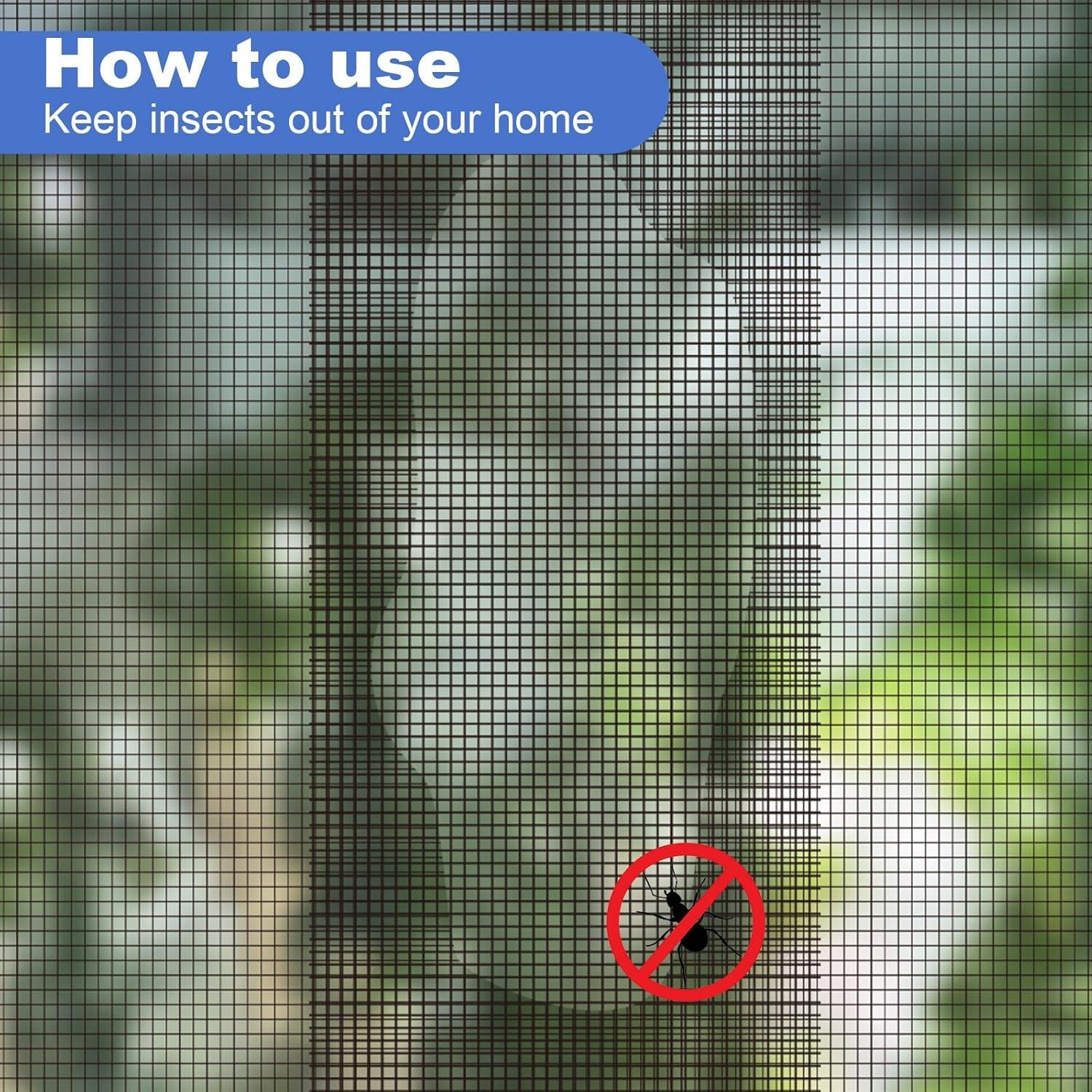 Cinta de Reparación de Malla Fibra de Vidrio CroBlissful 12.7cm x 6.1m