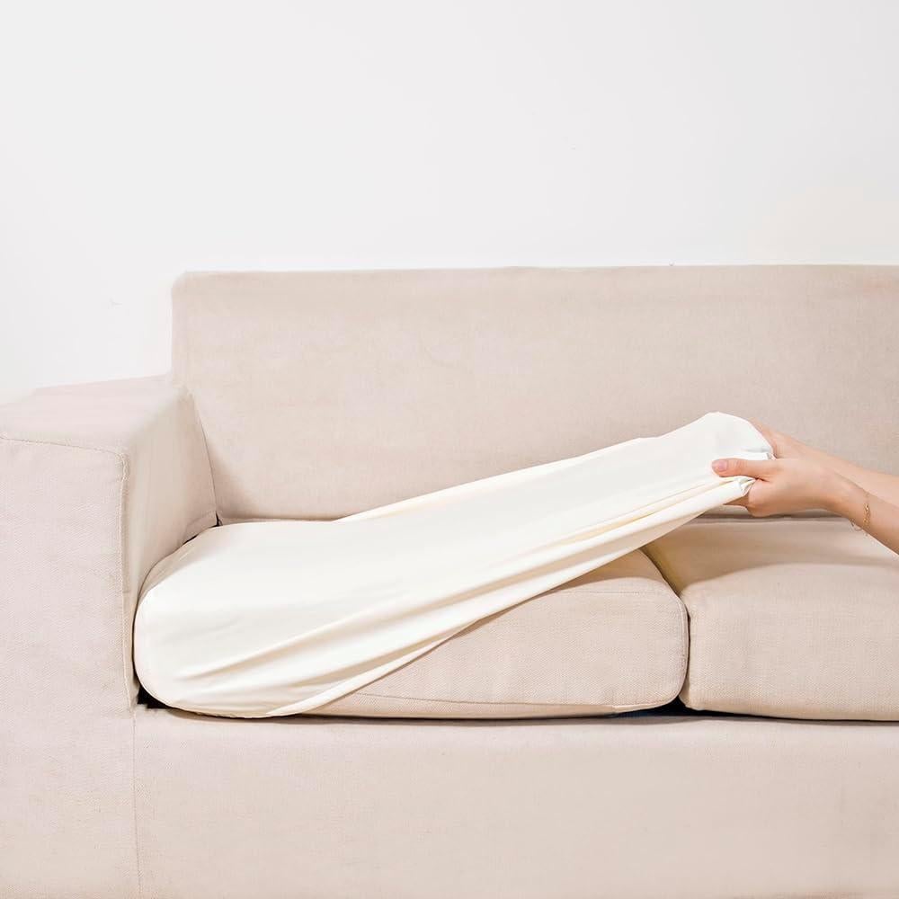 Funda de Cojín de Sofá Elástica MIDODO Beige Impermeable