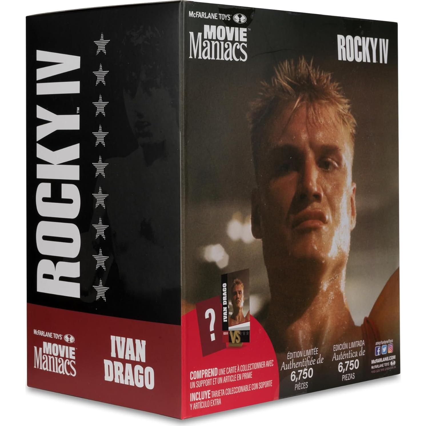 Figura Ivan Drago 6" McFarlane Toys Rocky IV Detallada