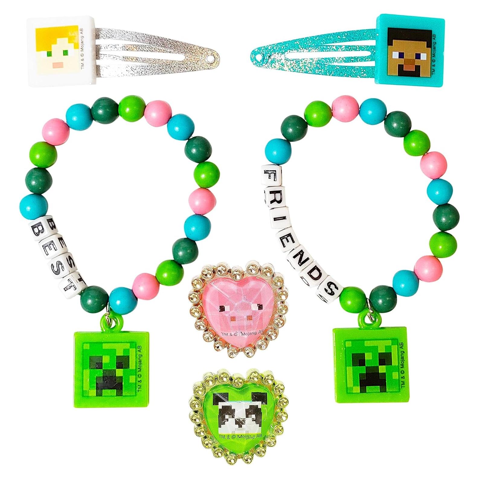 Set de Joyería LUV HER Minecraft Niñas 6 Piezas 3+