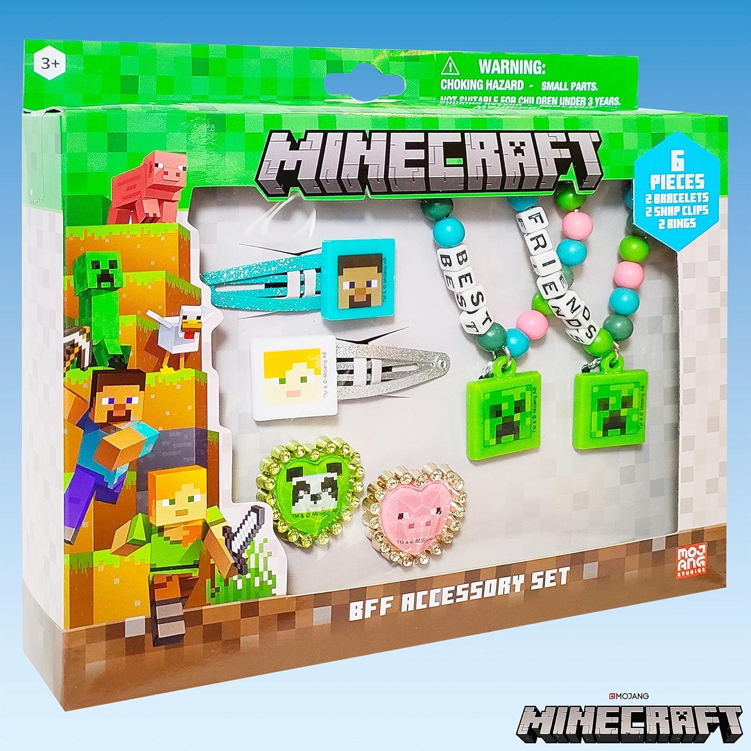 Set de Joyería LUV HER Minecraft Niñas 6 Piezas 3+