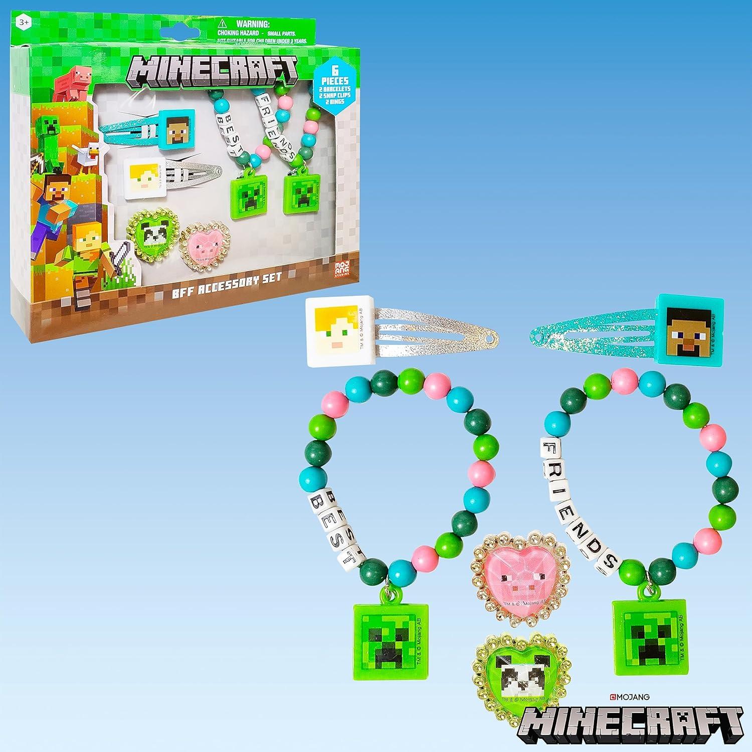 Set de Joyería LUV HER Minecraft Niñas 6 Piezas 3+
