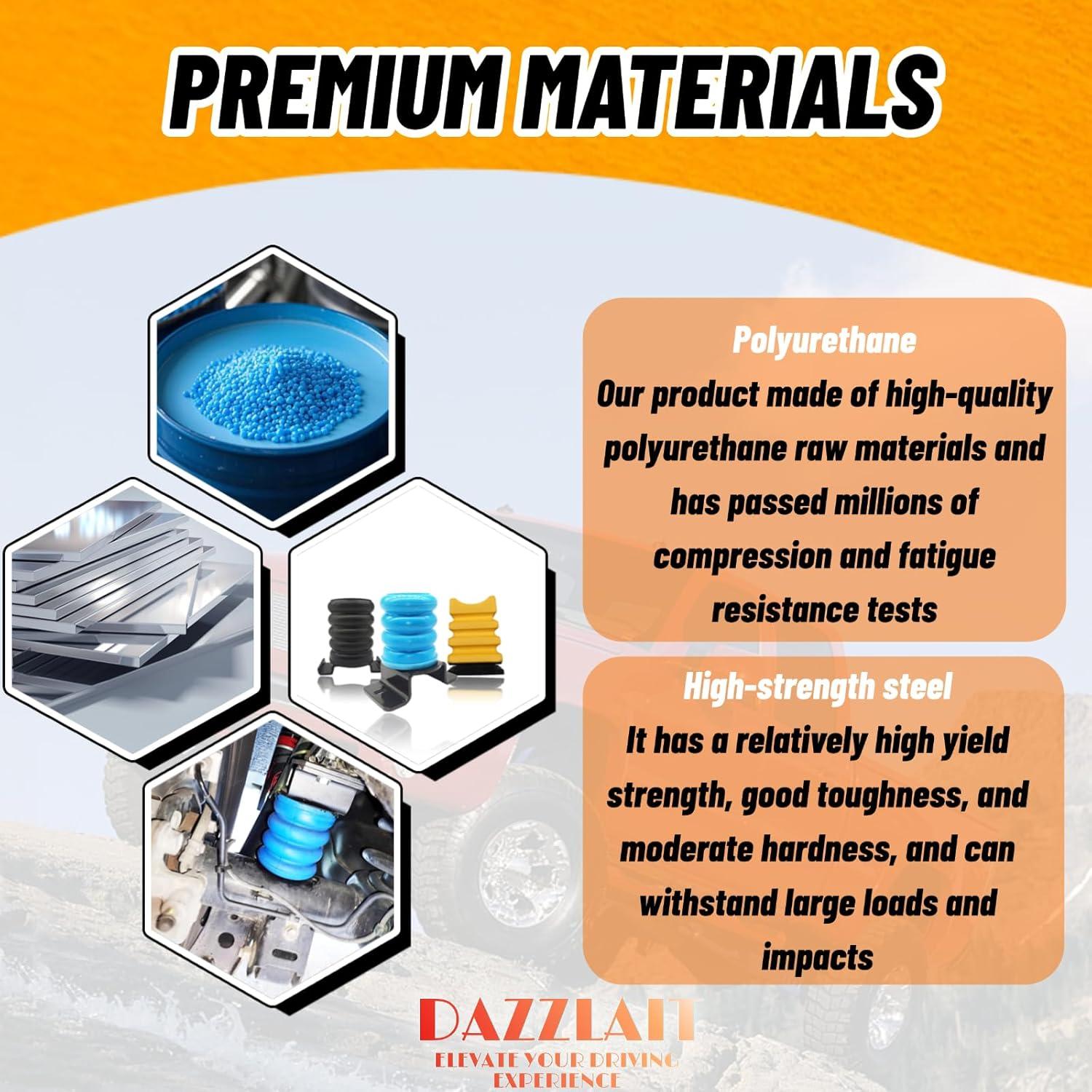 Ayuda de Resorte DAZZLAIT SSF-106-40 para Vehículos Cargados