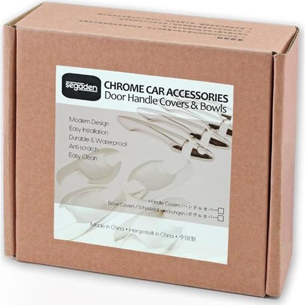 Cubiertas de Manija de Puerta Cromo SEGADEN para Toyota Hilux 2005-2014