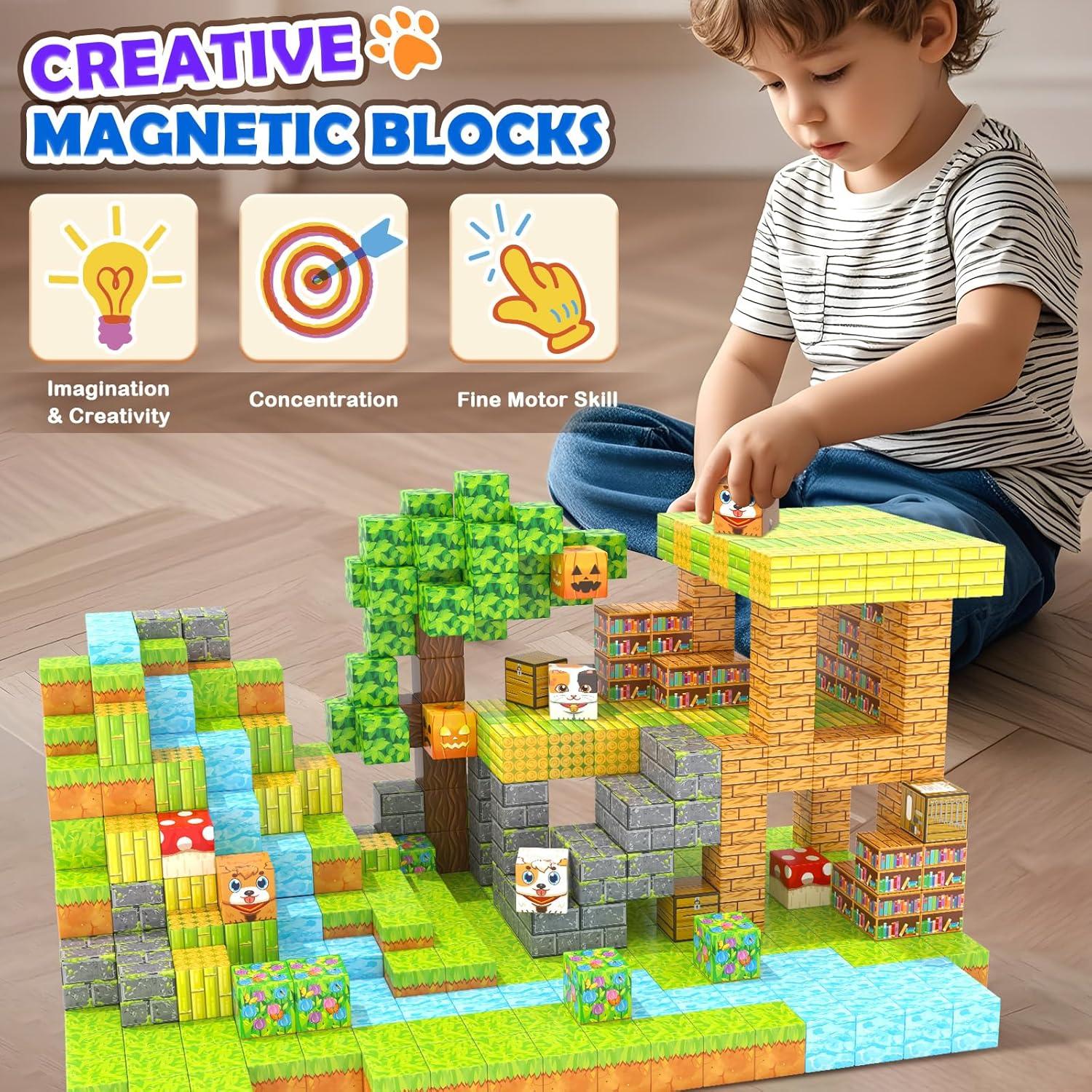 Bloques Magnéticos Goodidea 90 Piezas Juguetes Creativos