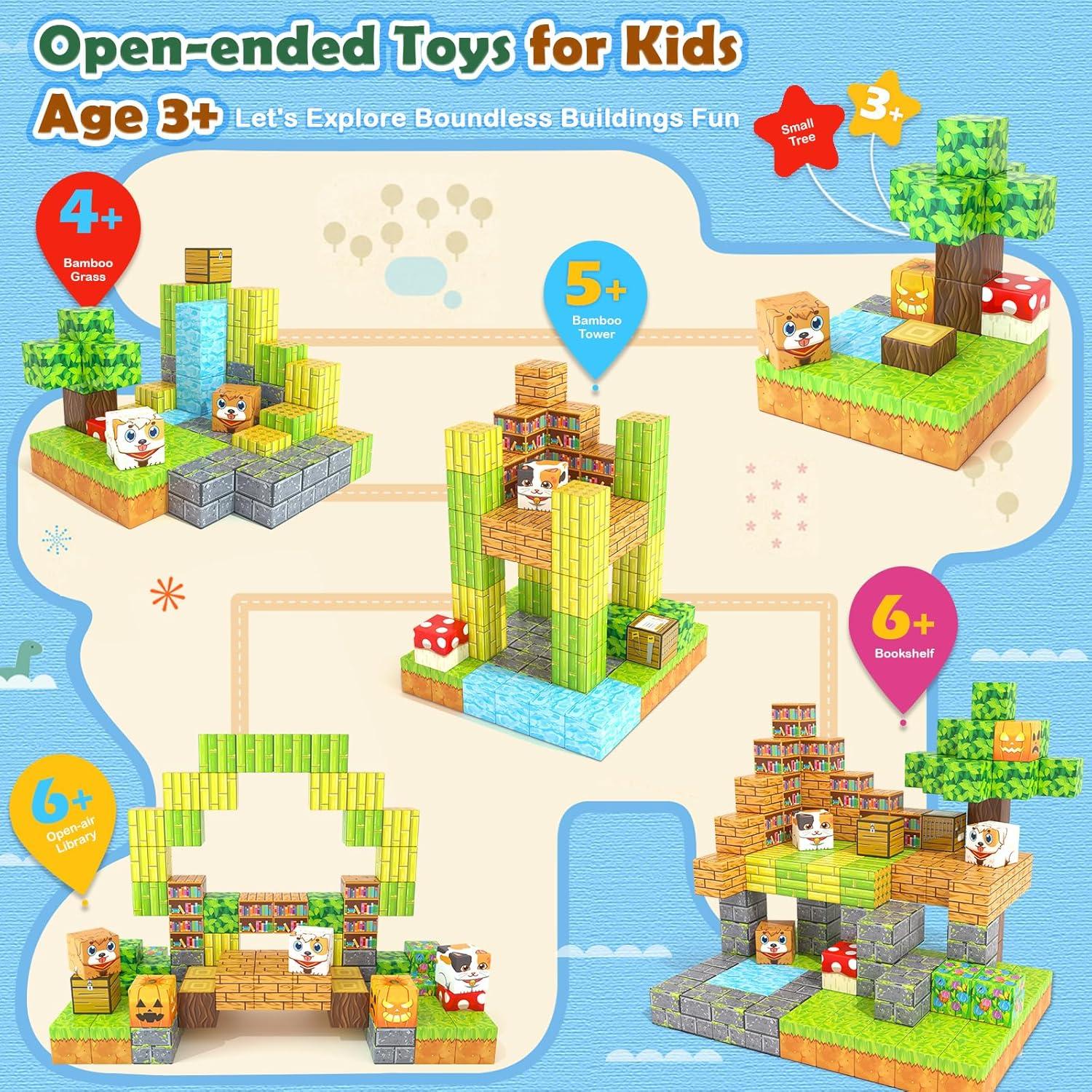 Bloques Magnéticos Goodidea 90 Piezas Juguetes Creativos