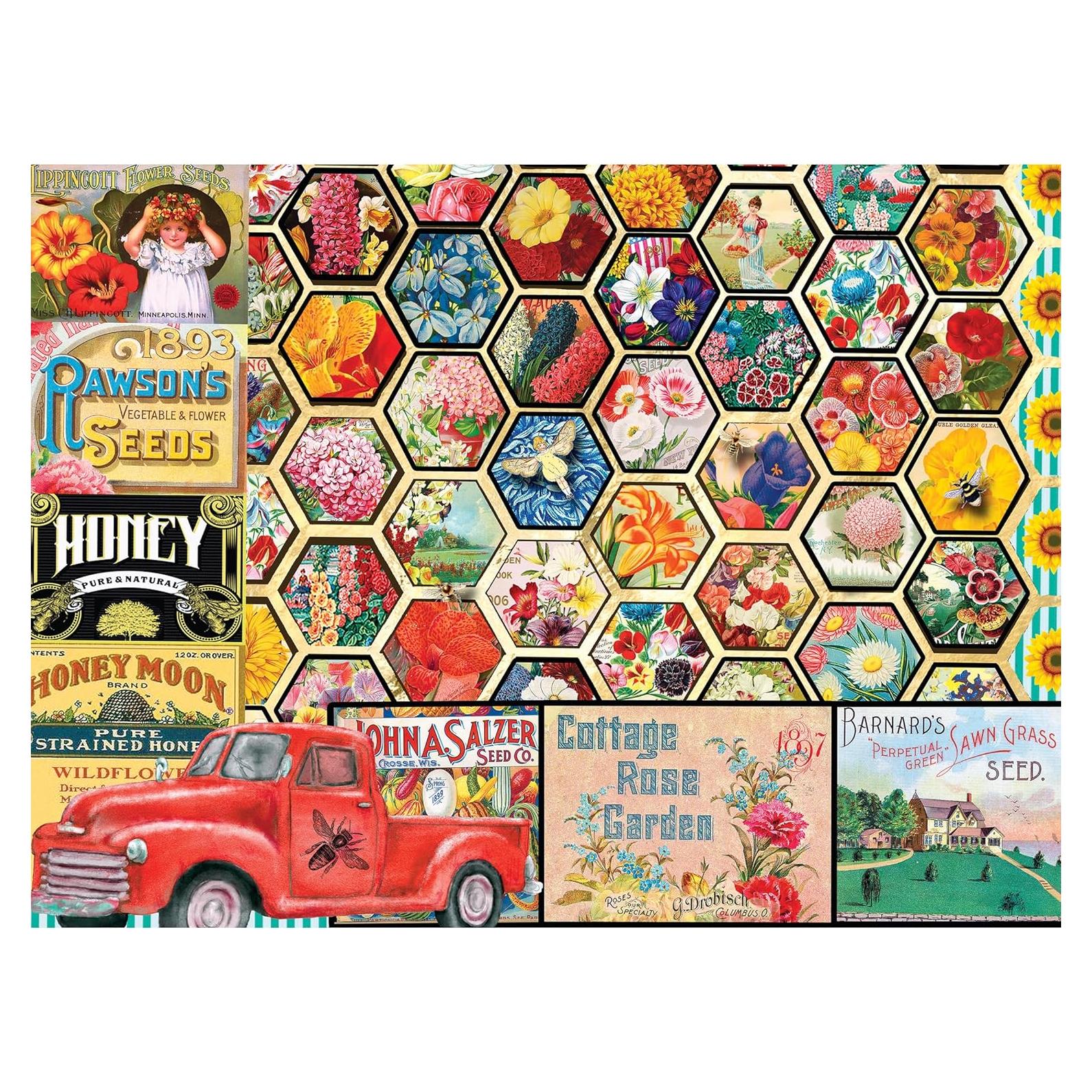 Rompecabezas Kodak Premium 1000 Piezas Flores y Semillas